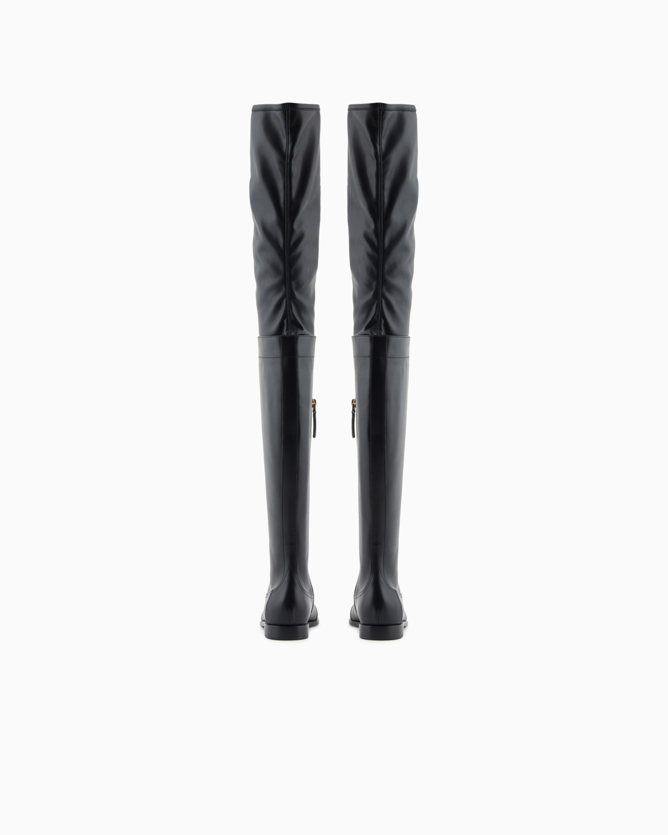 Smooth leather lace-up boots Slide 2