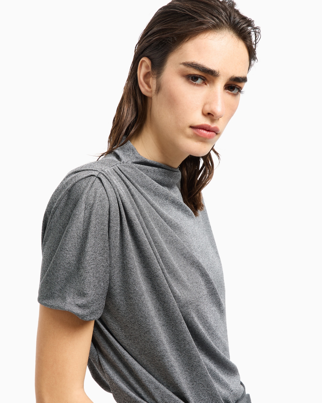 Chiné-effect jersey jumper Slide 5