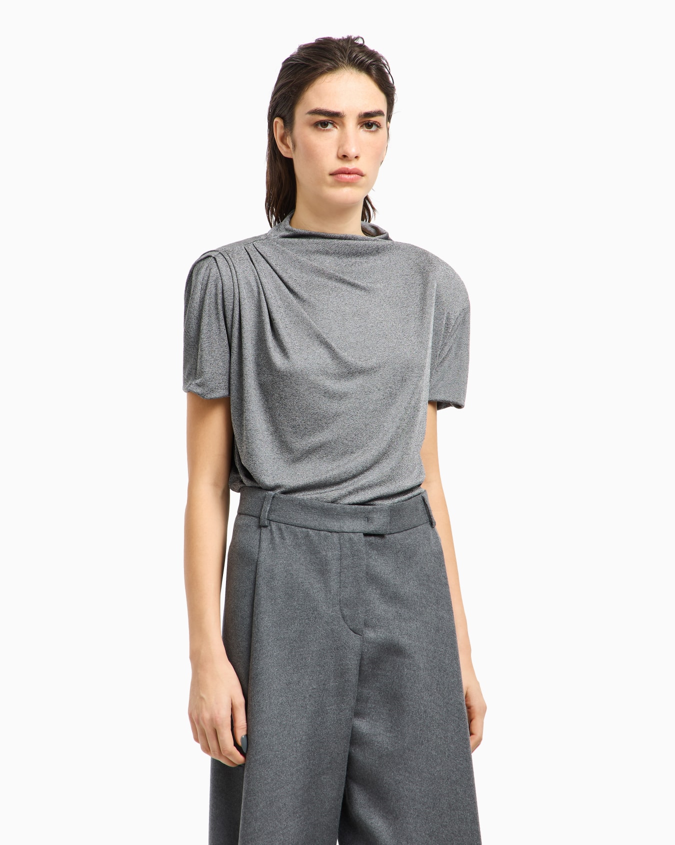 Chiné-effect jersey jumper Slide 4
