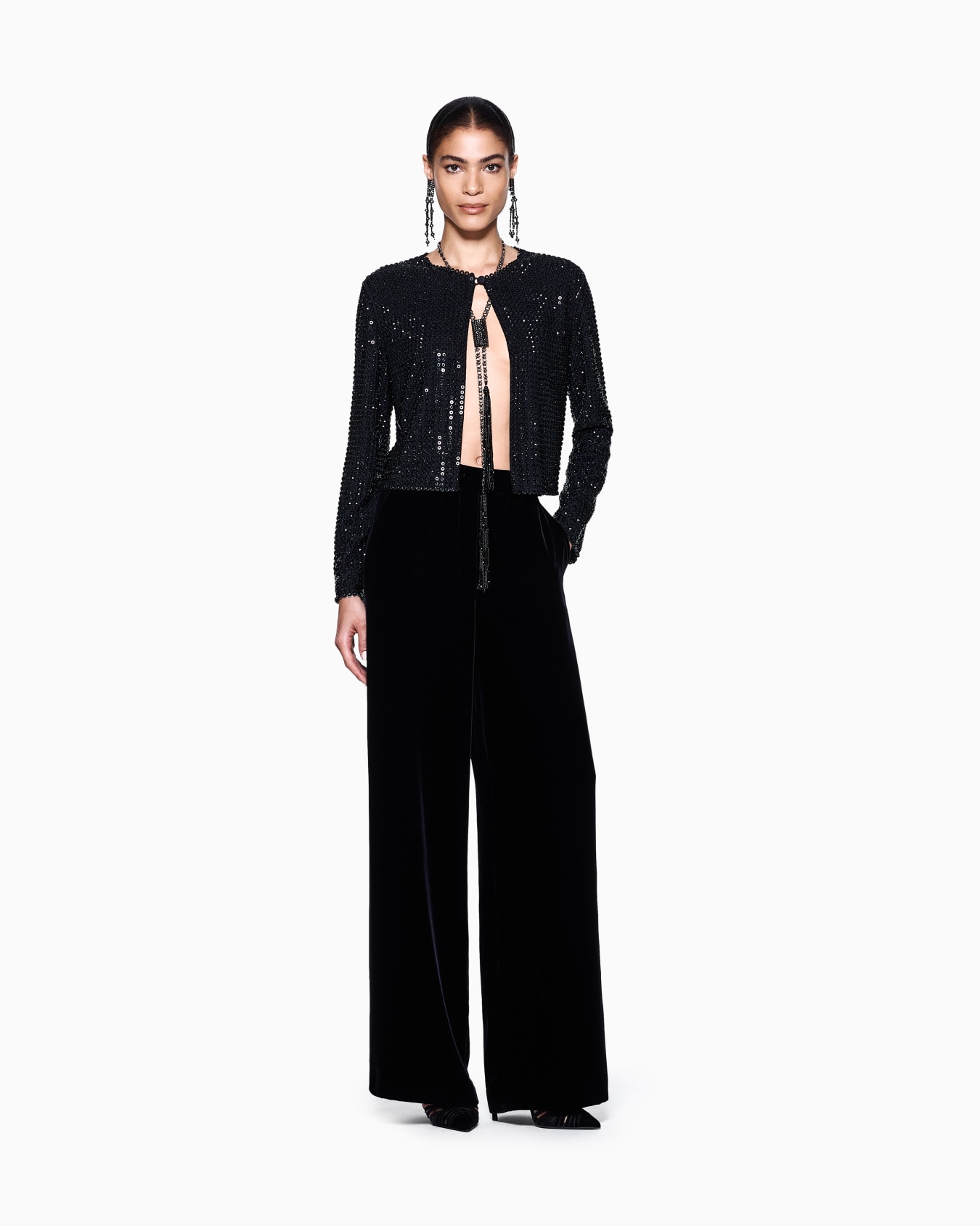 Pantalones anchos de terciopelo Diapositiva 1
