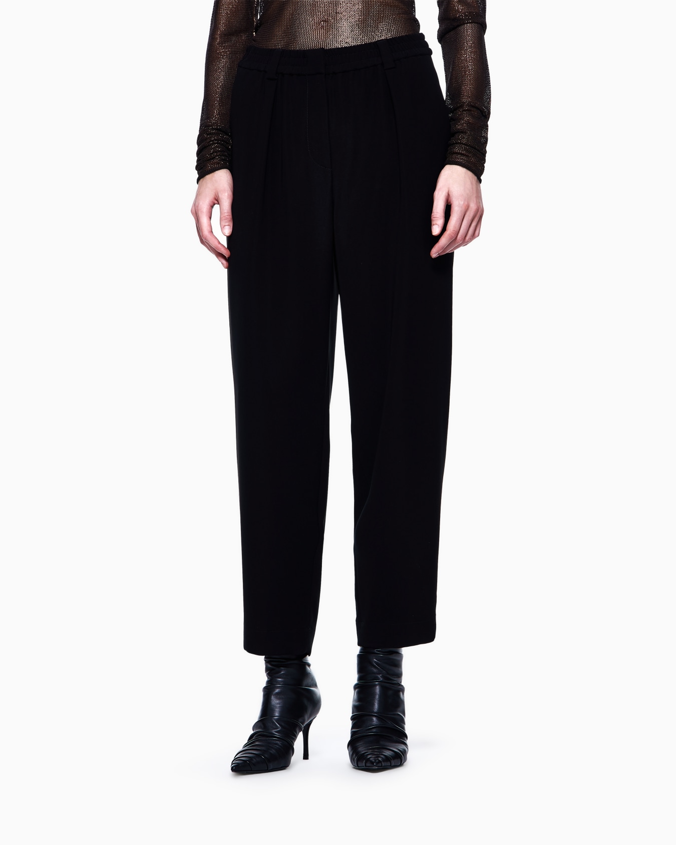 Pantaloni dritti in cady tecnico Slide 3