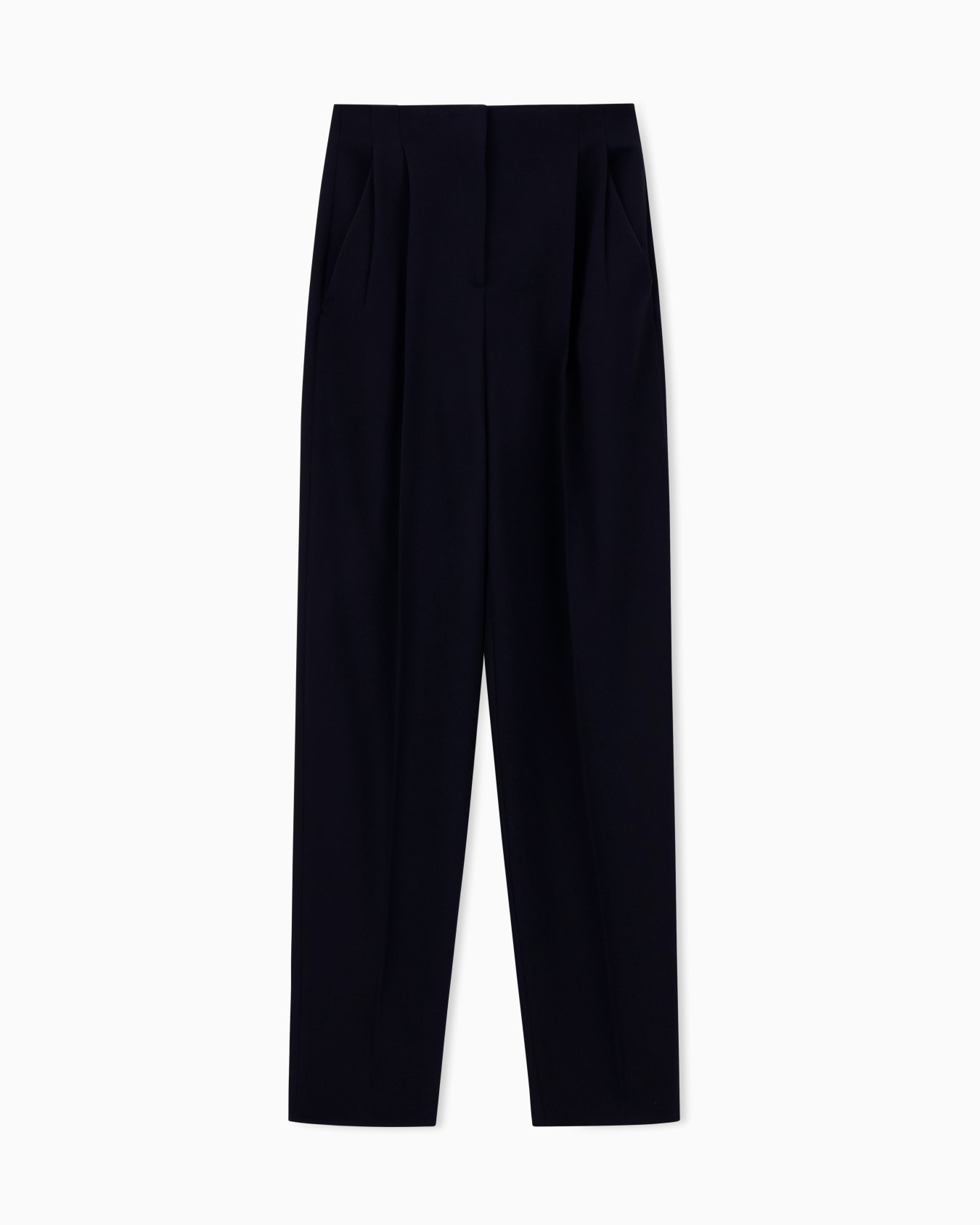 Single-darted wool trousers Slide 0