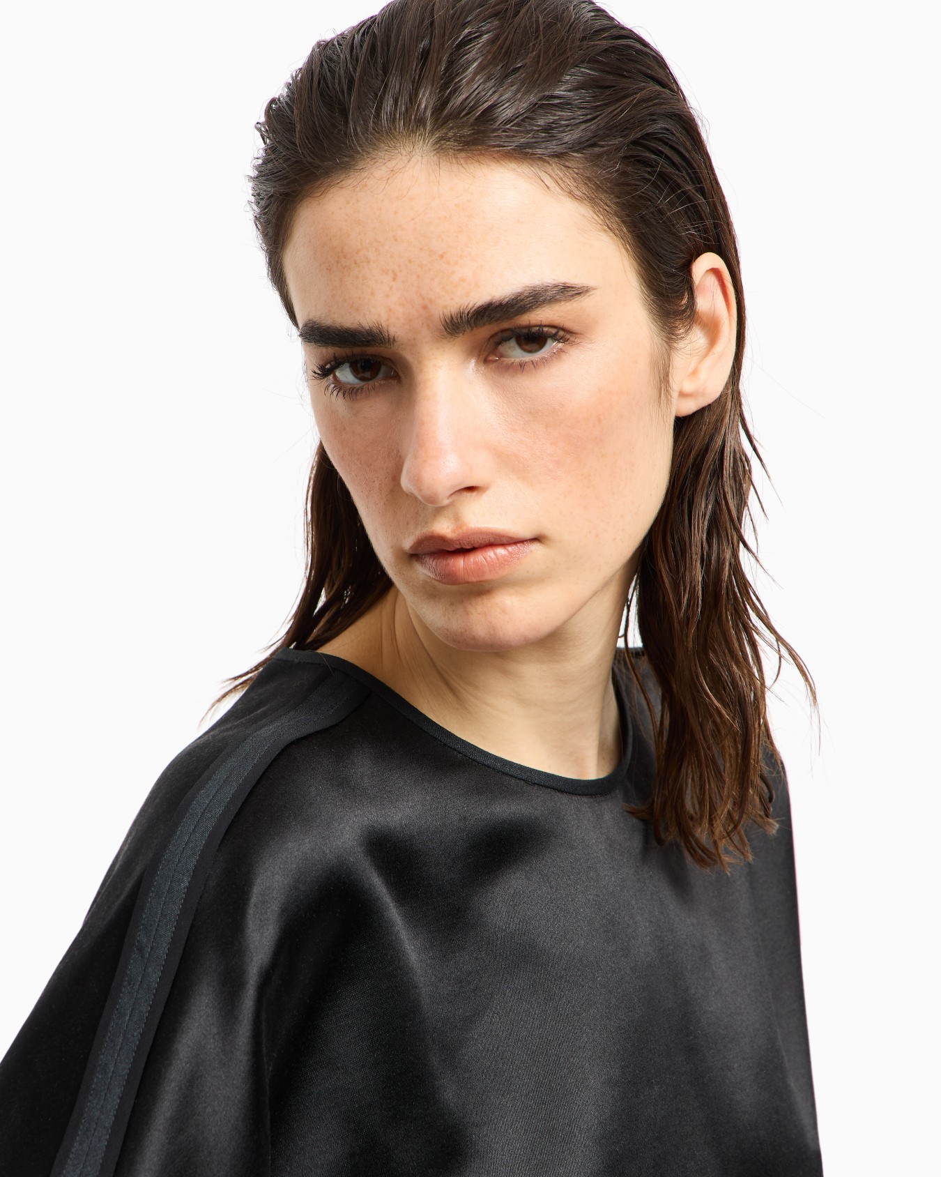 Blouse in Tussah silk satin Slide 5