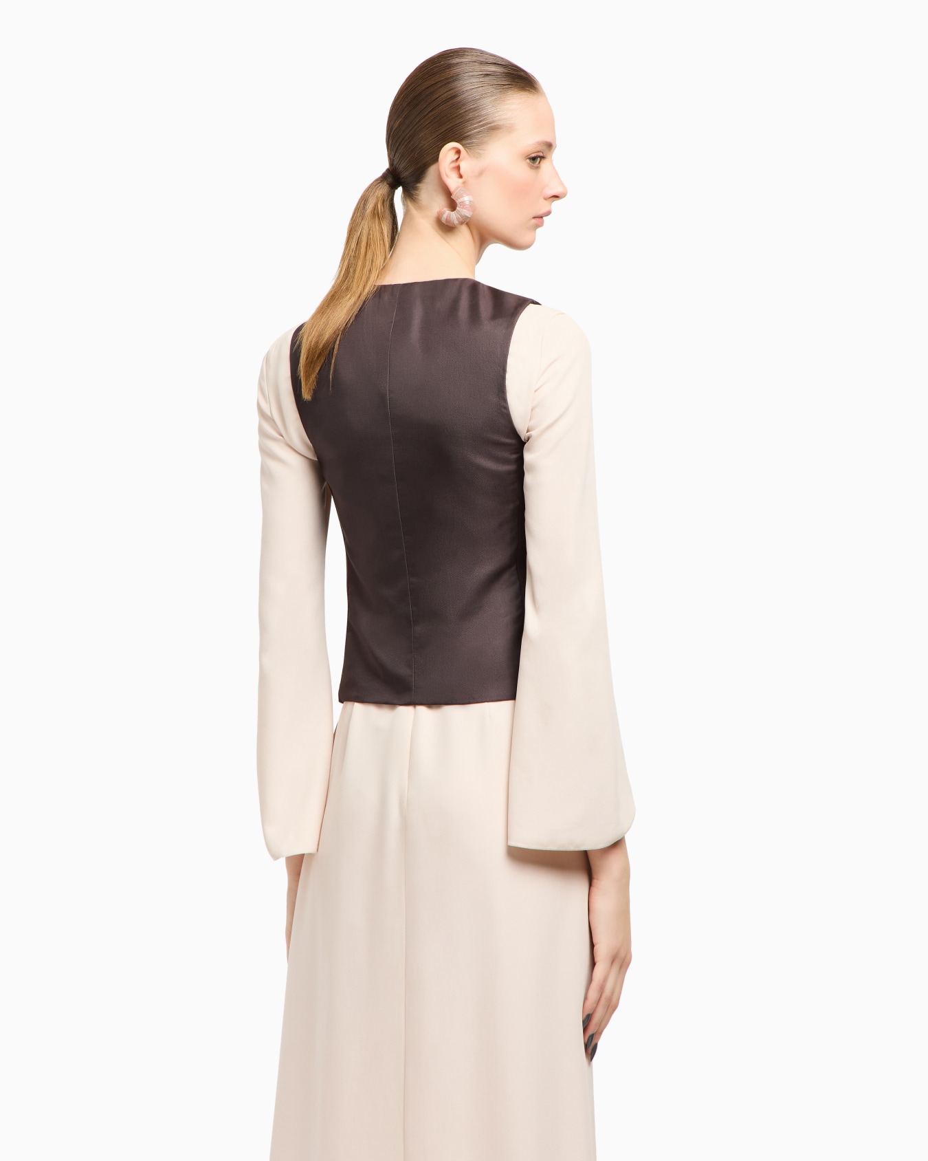 Gilet monopetto in lana Slide 3