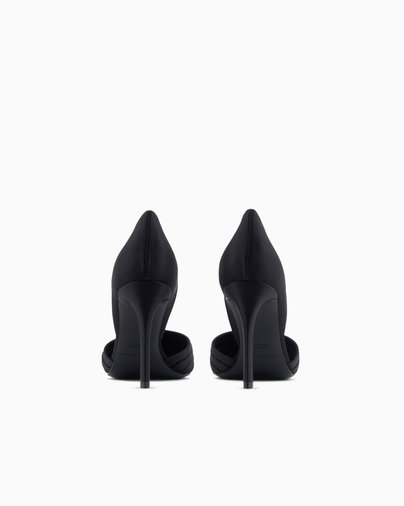 Escarpins en velours et satin Diapositive 3