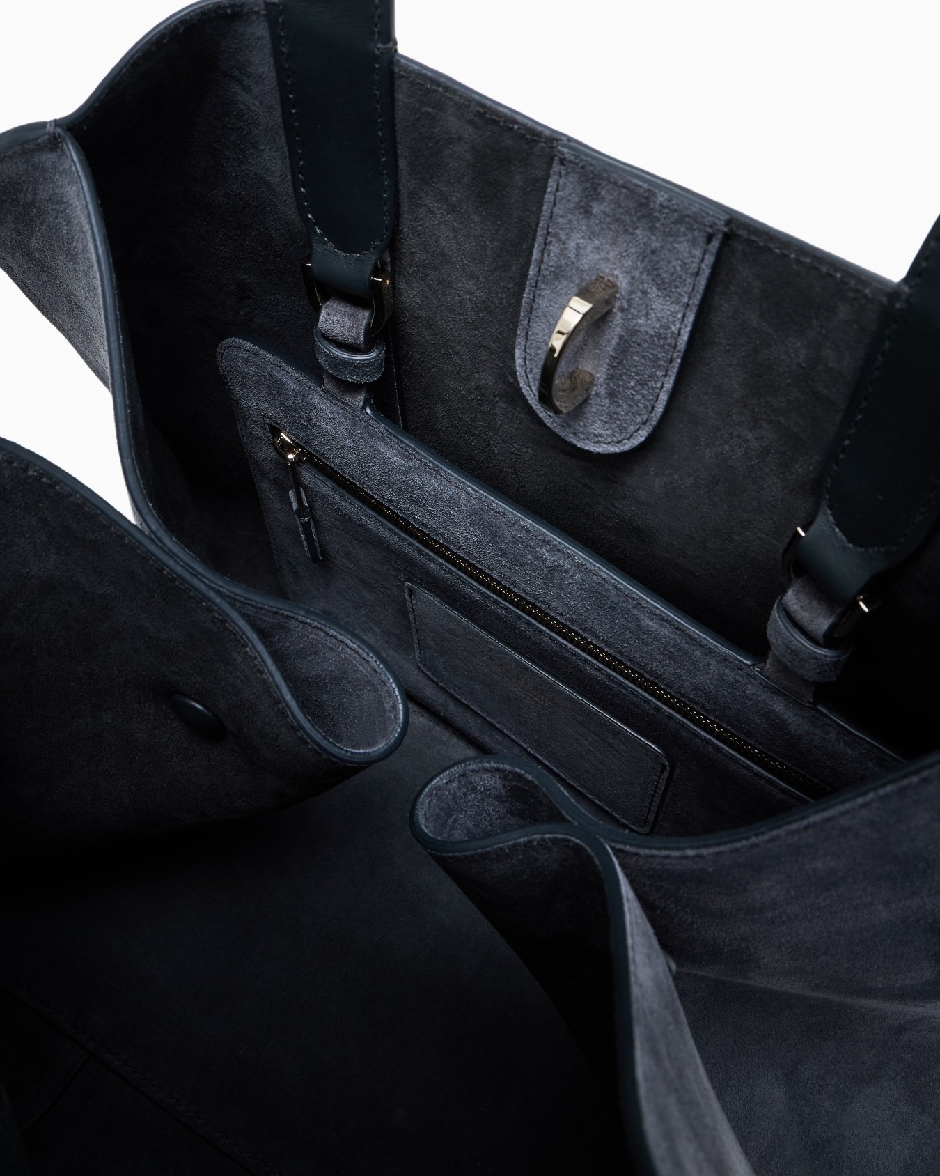 Tote bag grande in suede Slide 3
