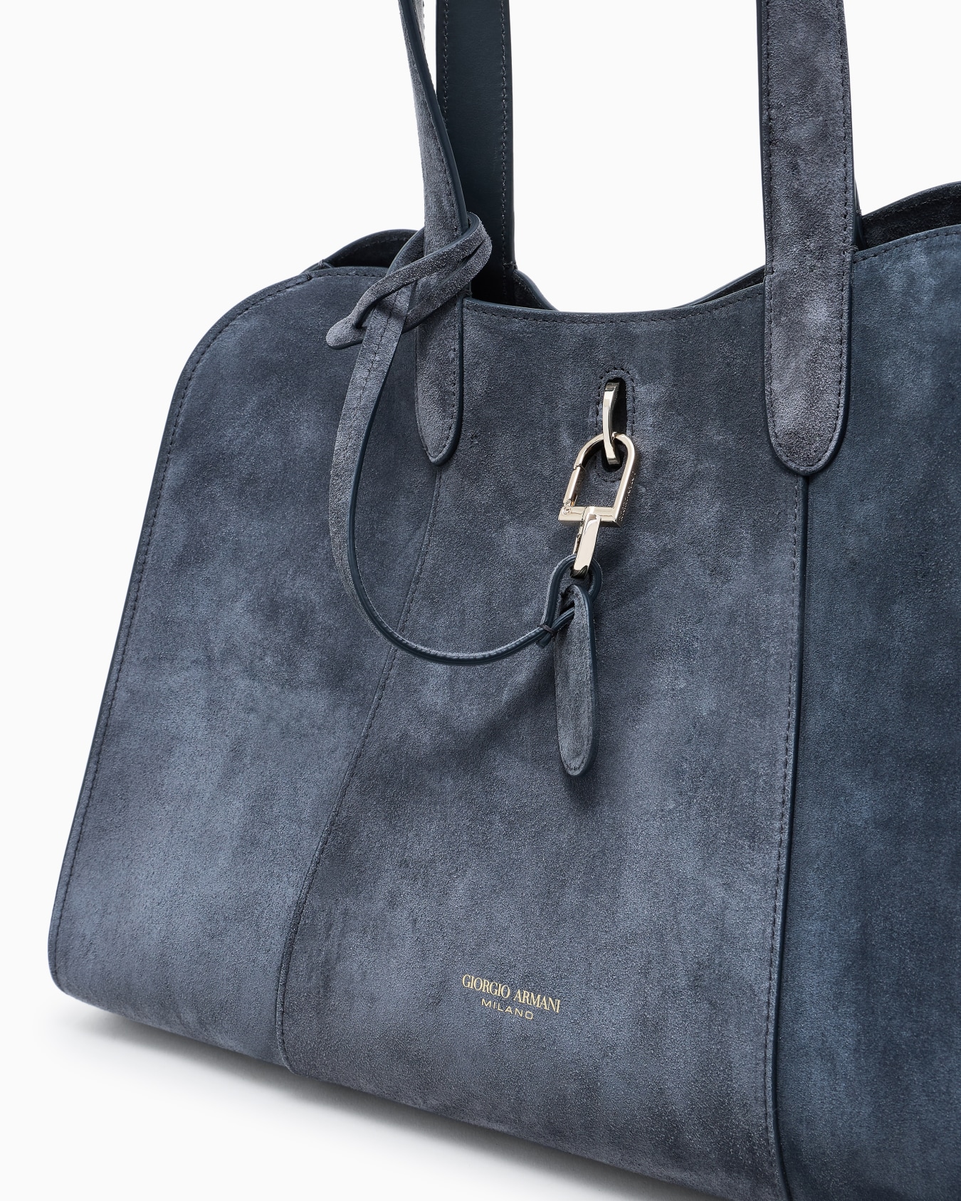 Tote bag grande in suede Slide 4