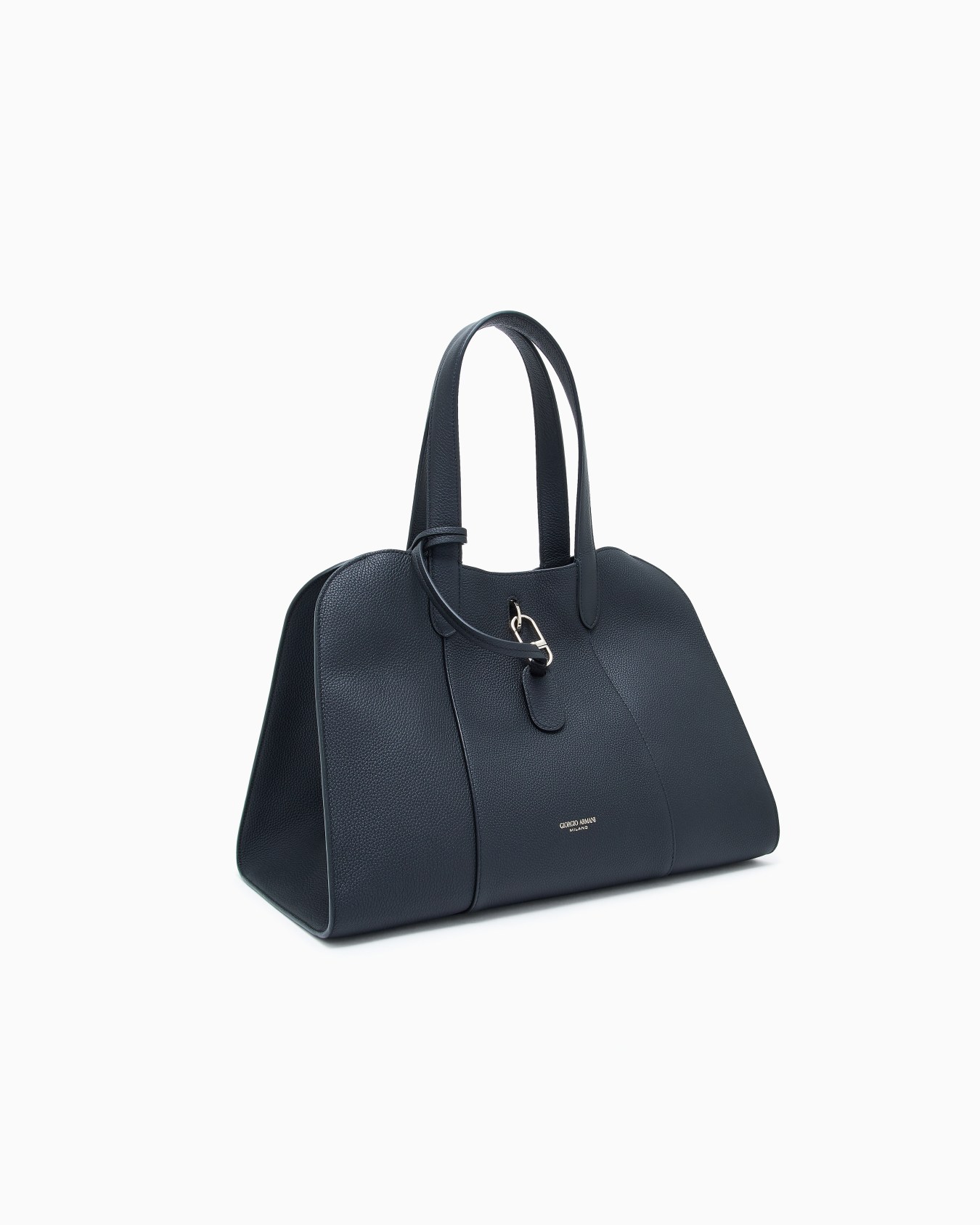 Grand sac fourre-tout en cuir grainé Diapositive 1
