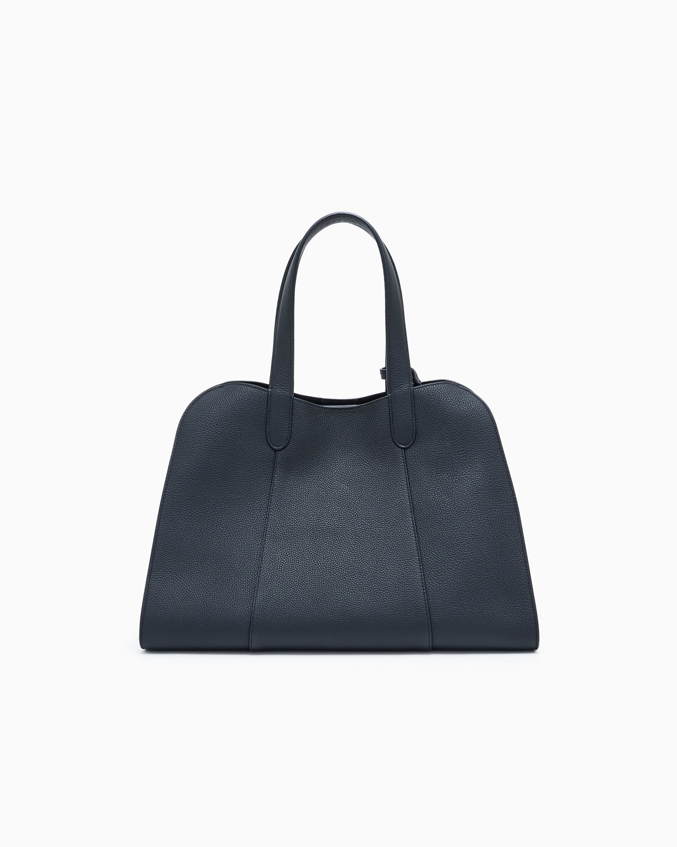 Grand sac fourre-tout en cuir grainé Diapositive 2