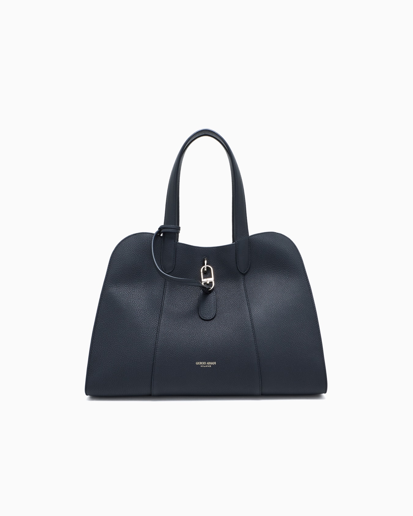 Grand sac fourre-tout en cuir grainé Diapositive 0