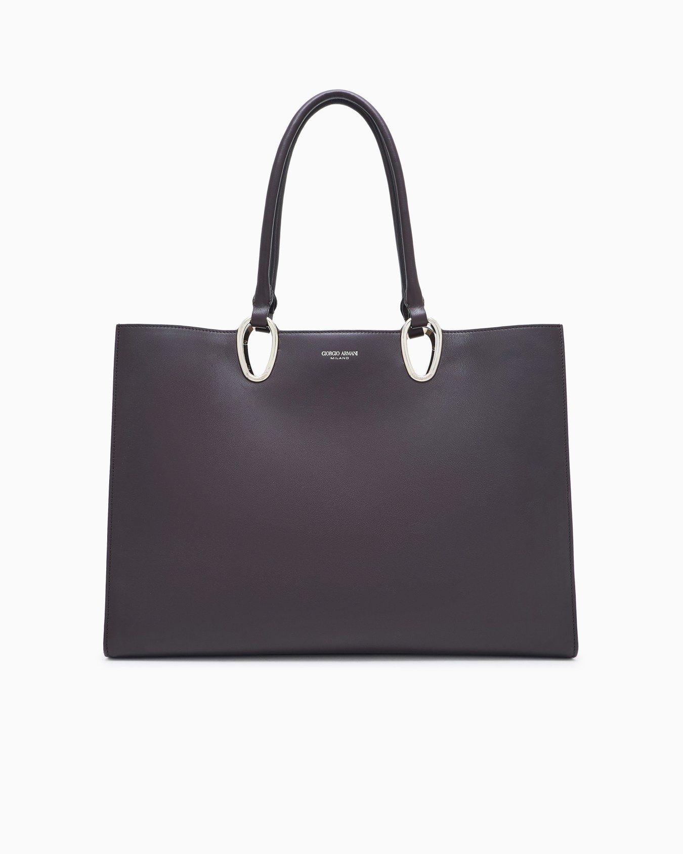 Sac cabas en cuir de taille moyenne Diapositive 0