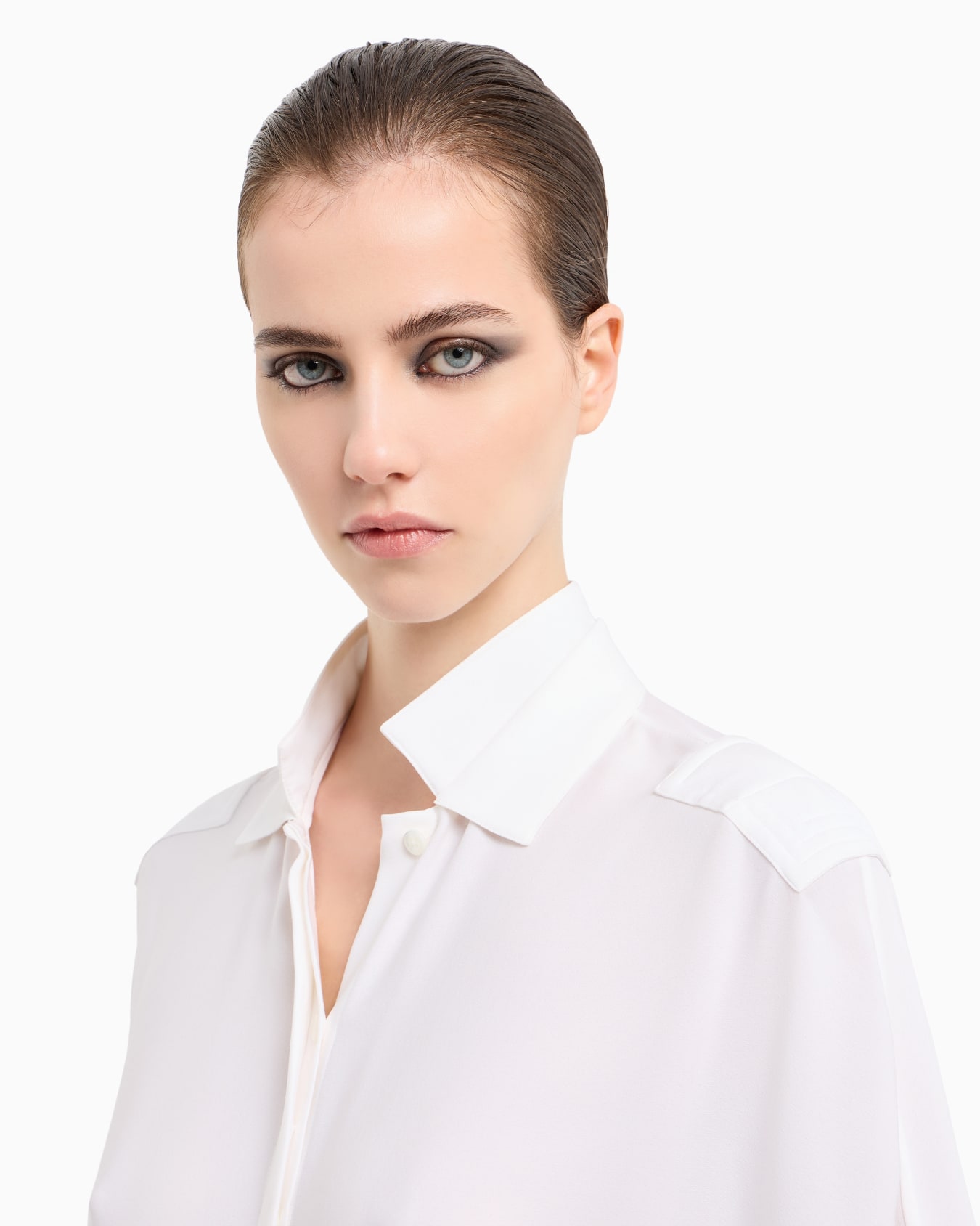 Camicia in tripla georgette di seta ASV Slide 5