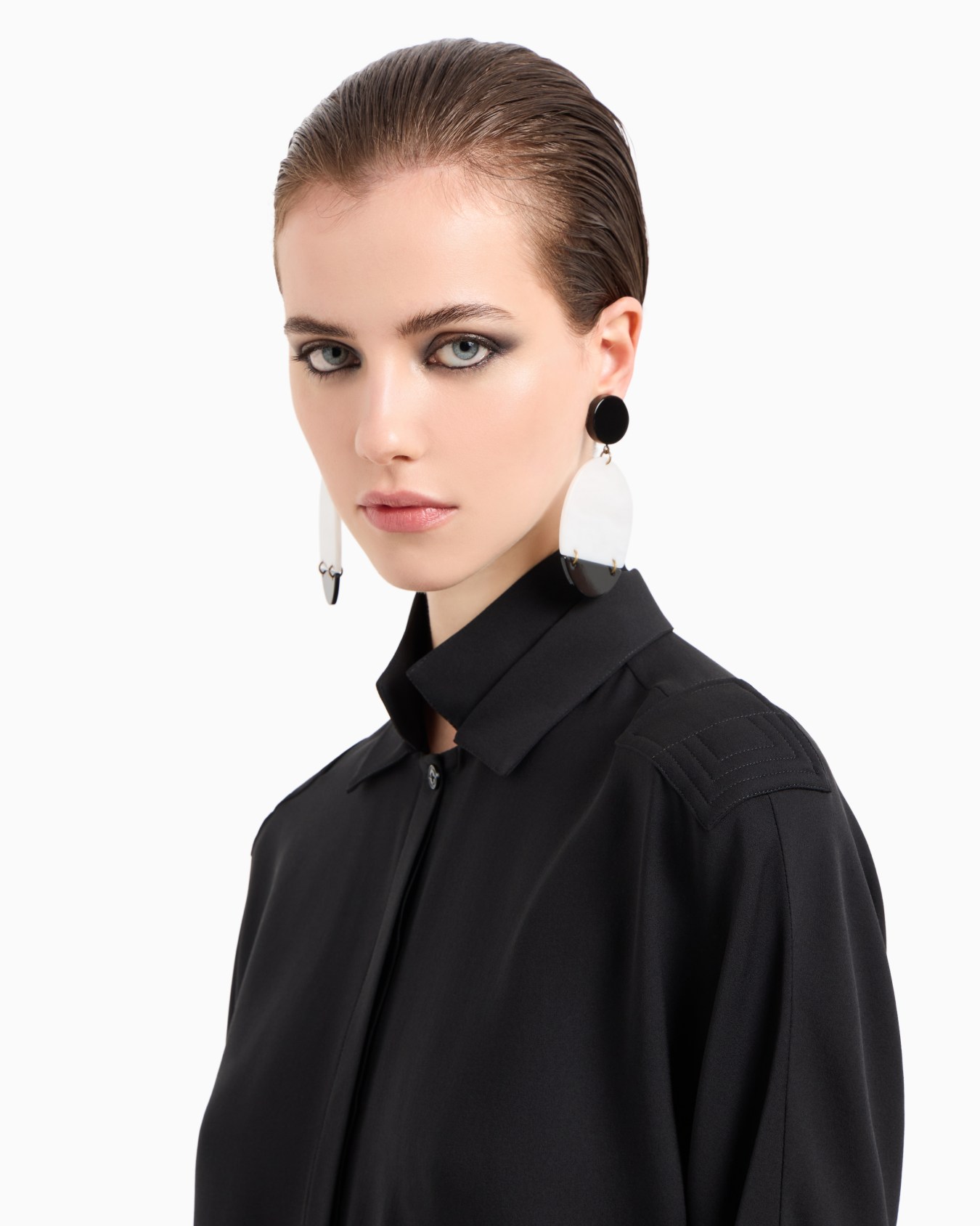 Camicia in tripla georgette di seta ASV Slide 3