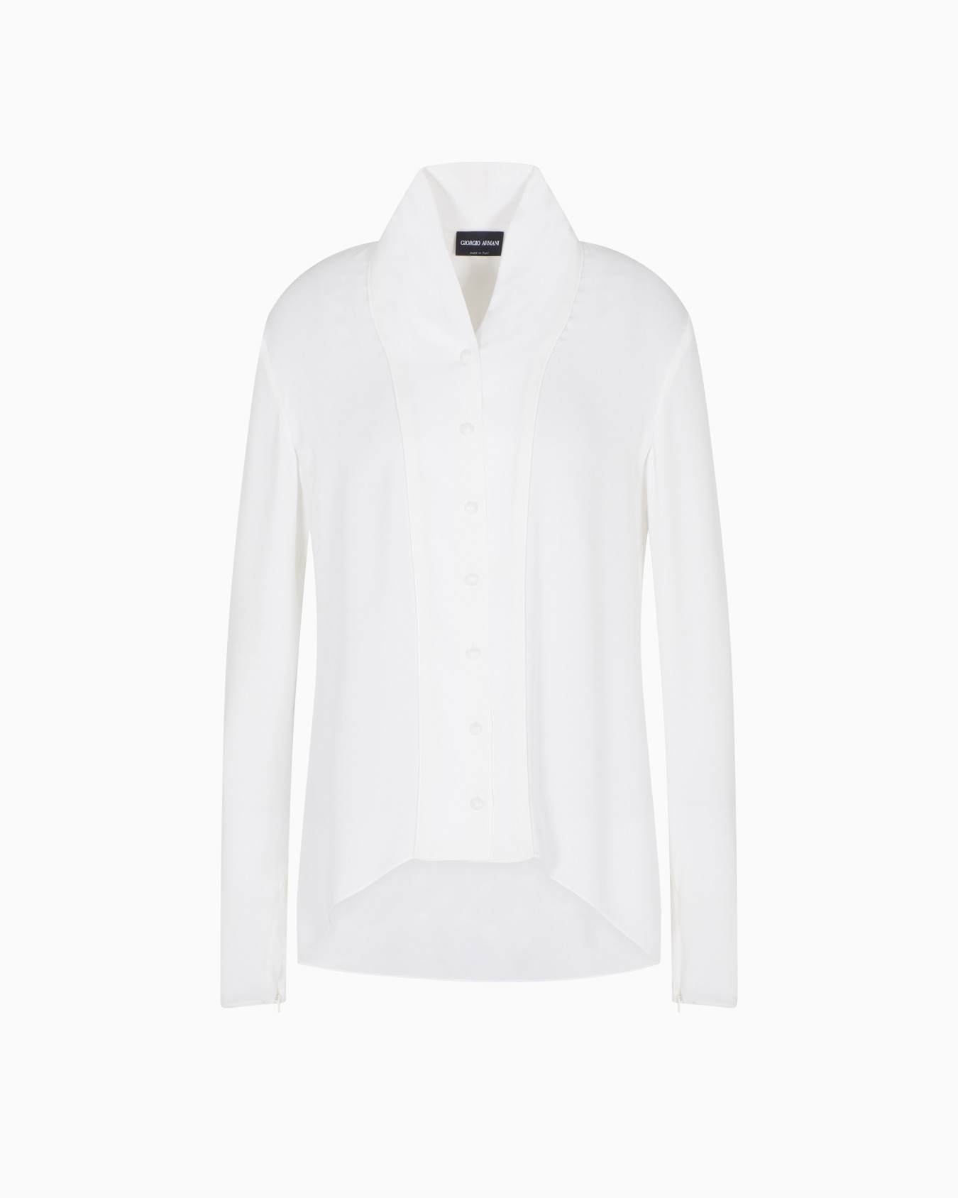 Triple silk georgette shirt Slide 0