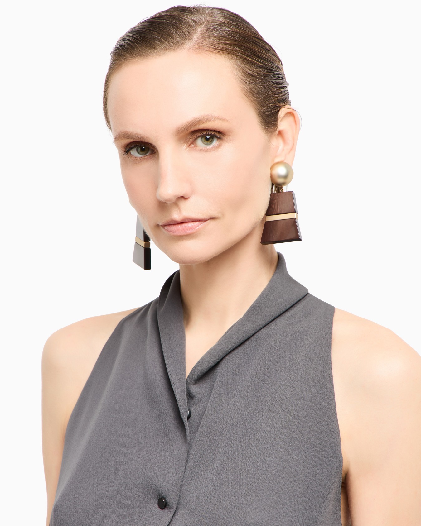 ASV Top aus dreilagigem Seiden-Georgette Folie 5
