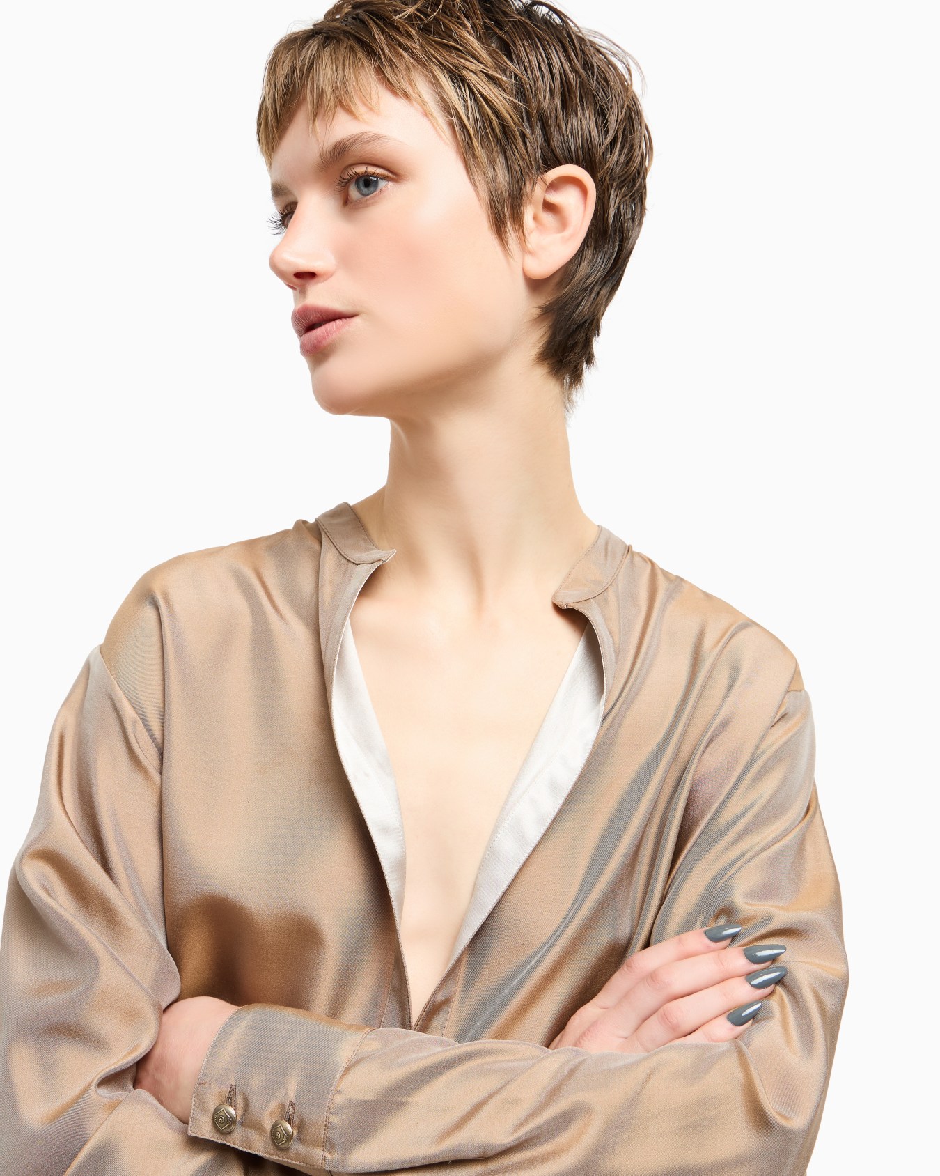 Camicia in raso  Slide 5