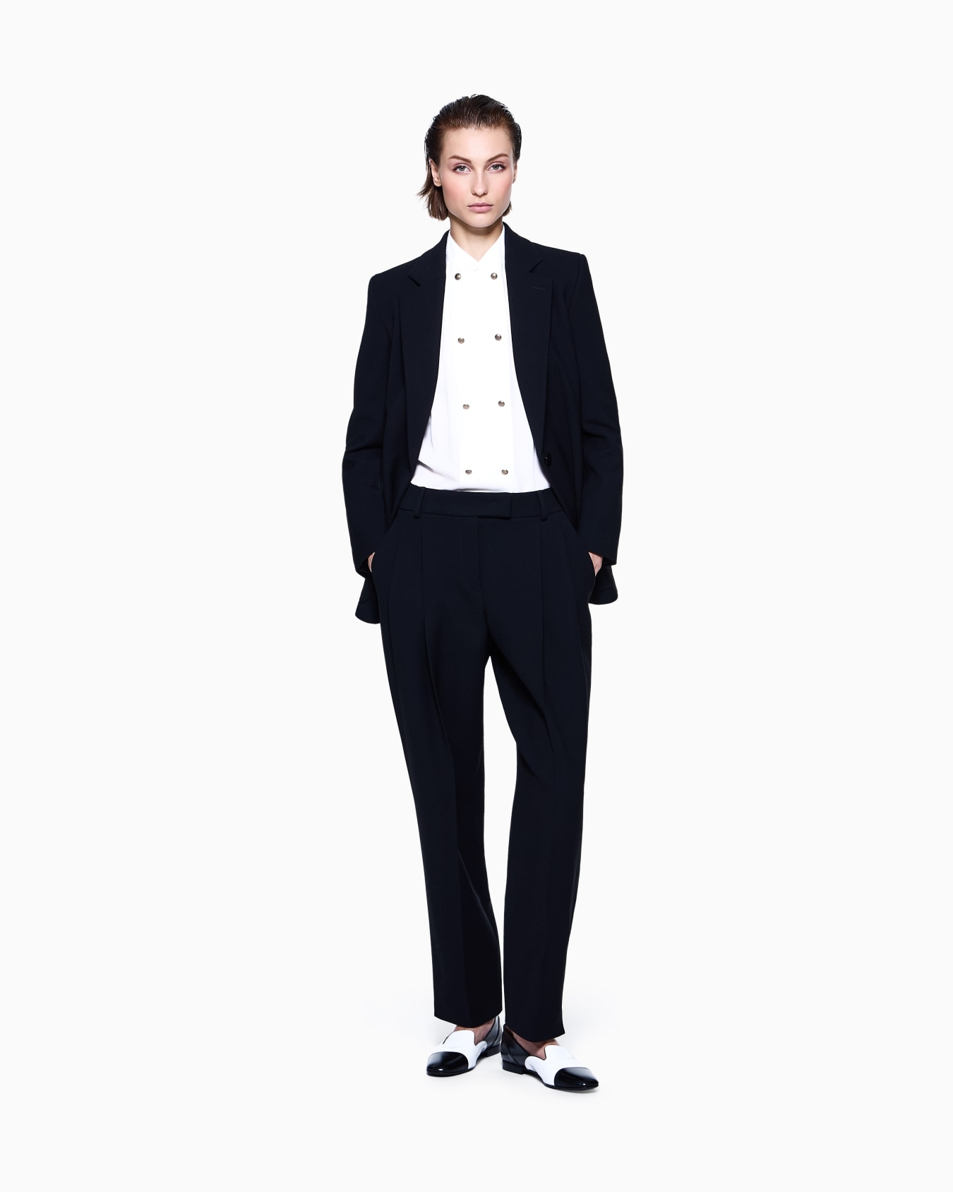 Triple silk georgette shirt Slide 1