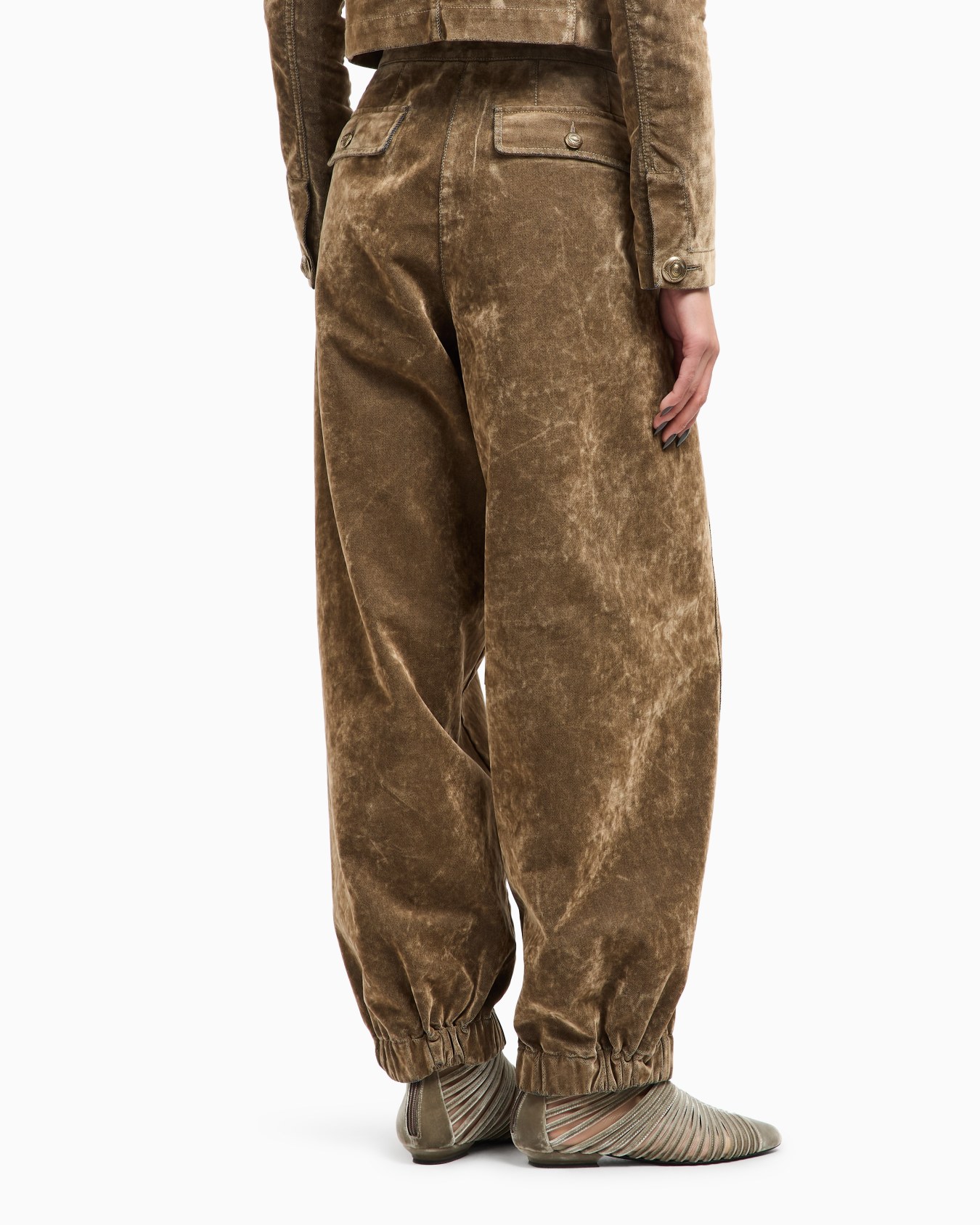 Pantaloni ampi in velluto Slide 3