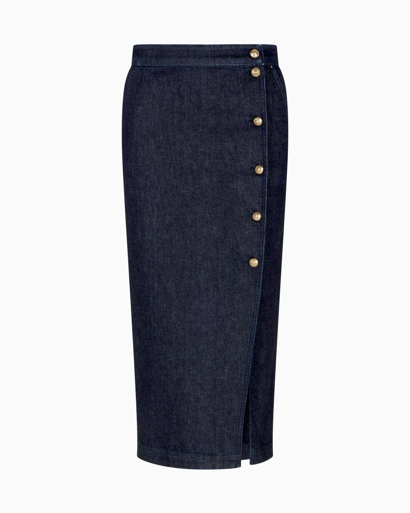 Gonna longuette in denim stretch Denim Collection Slide 0