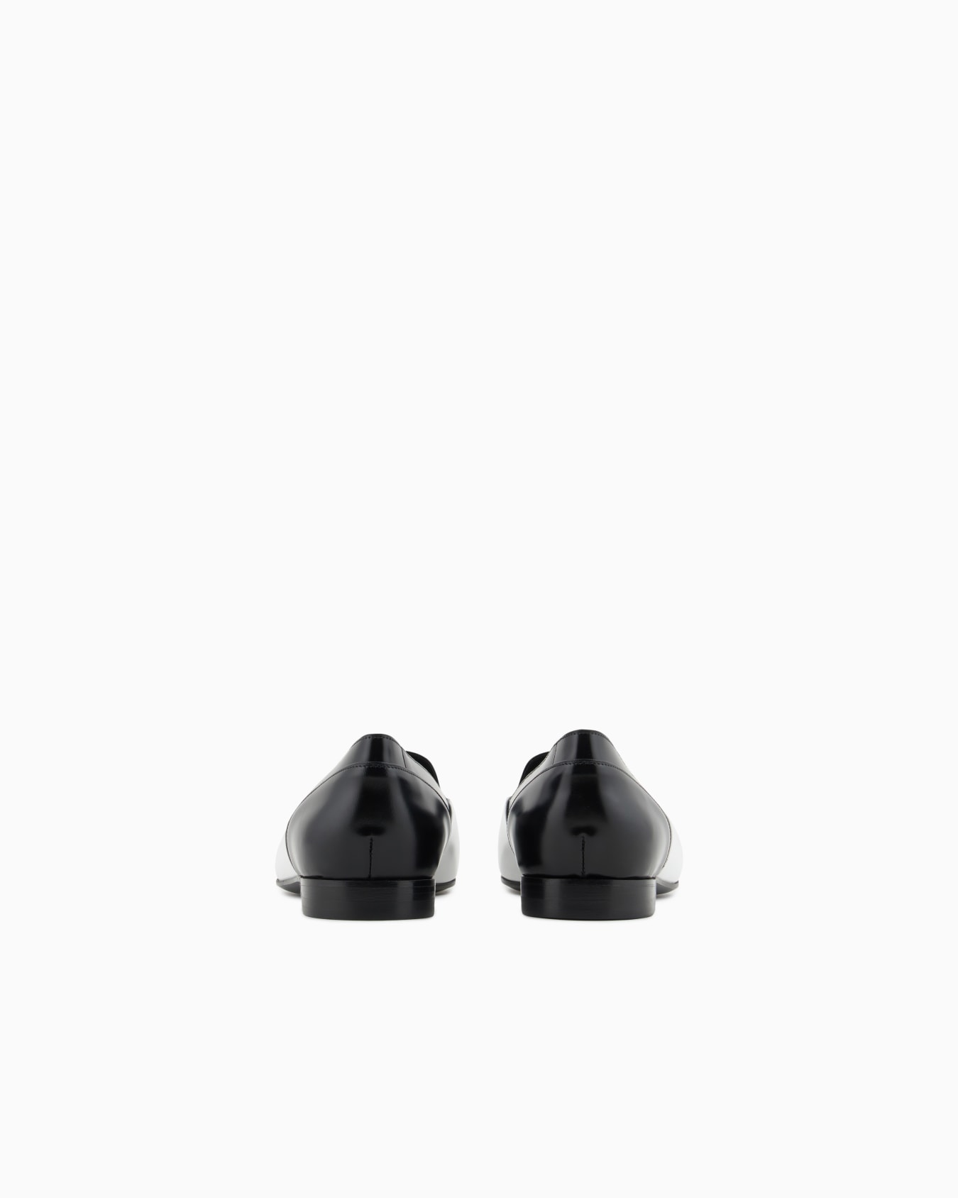 Two-tone brushed leather slip-ons Slide 4