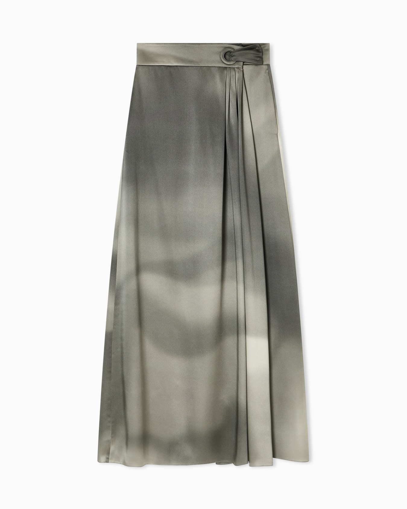 Jupe longue en satin de soie Diapositive 0