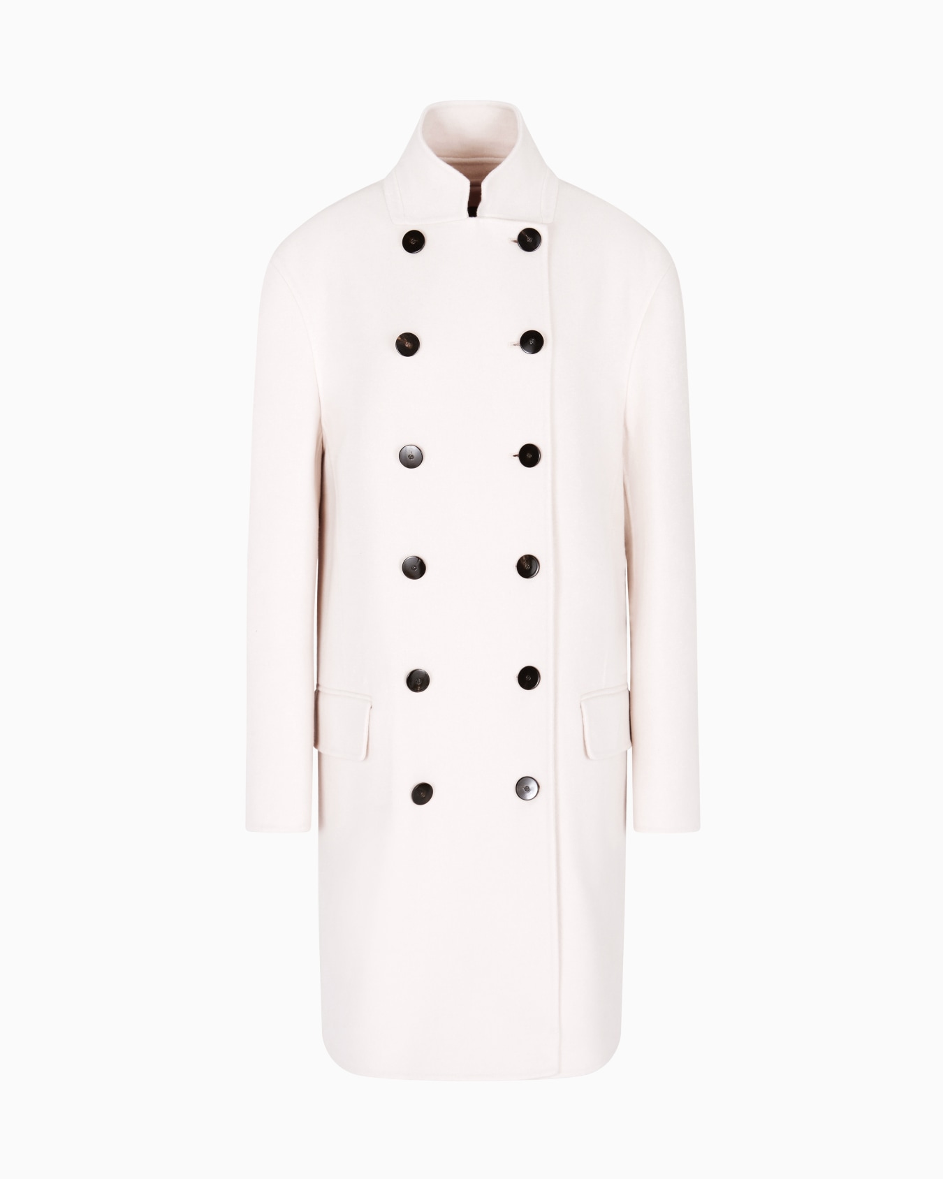 Cappotto doppiopetto in cashmere double Slide 0