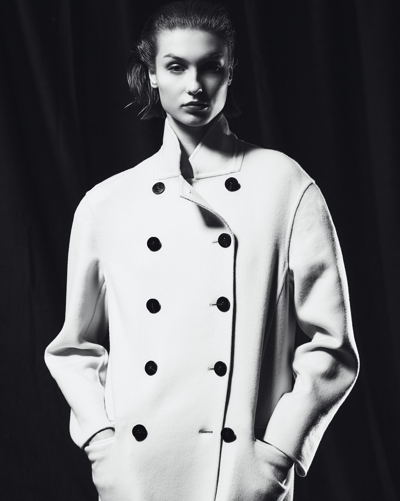 Cappotto doppiopetto in cashmere double Slide 5