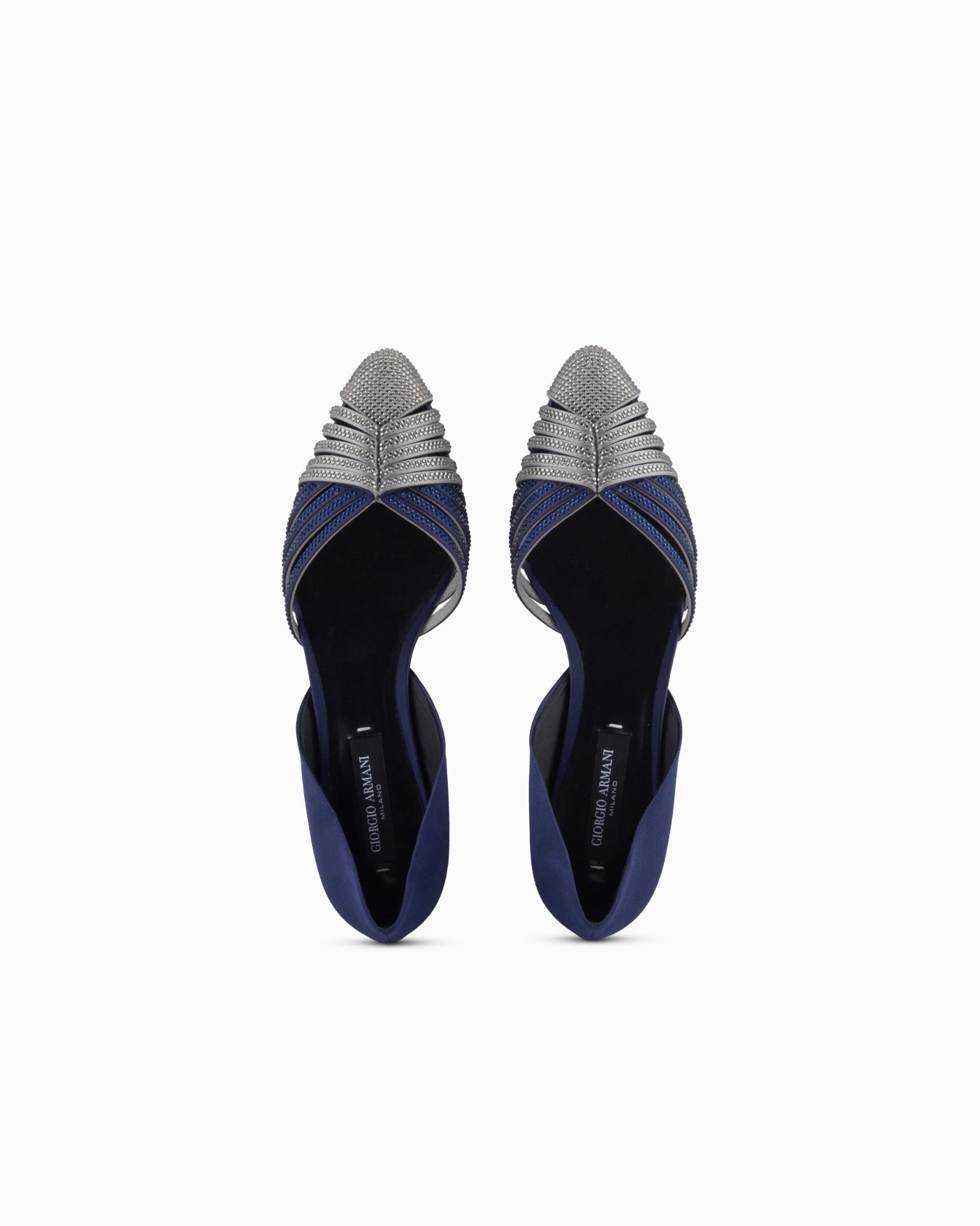 Ballerine in raso e strass Slide 2