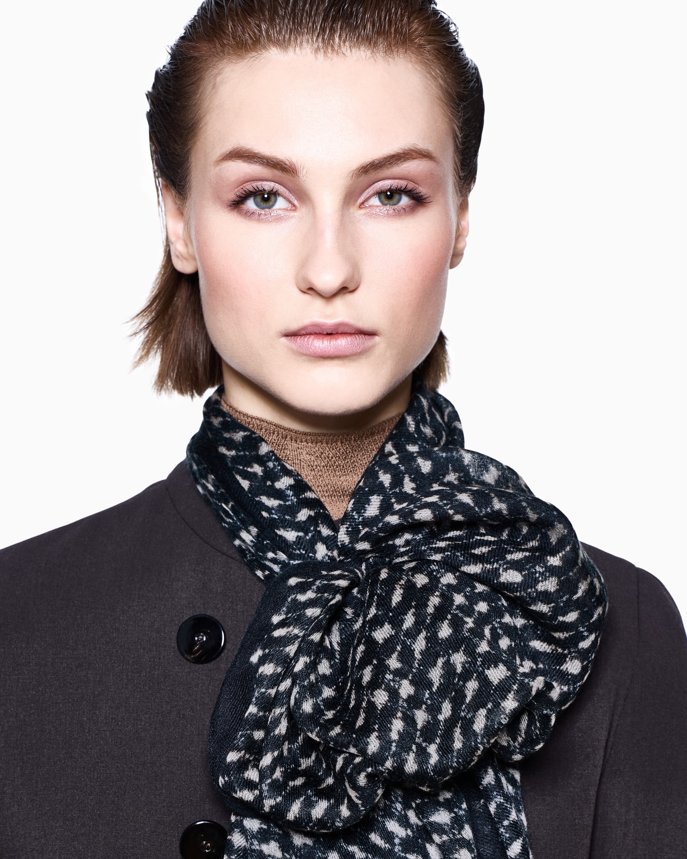 Étole en cachemire jacquard Diapositive 2