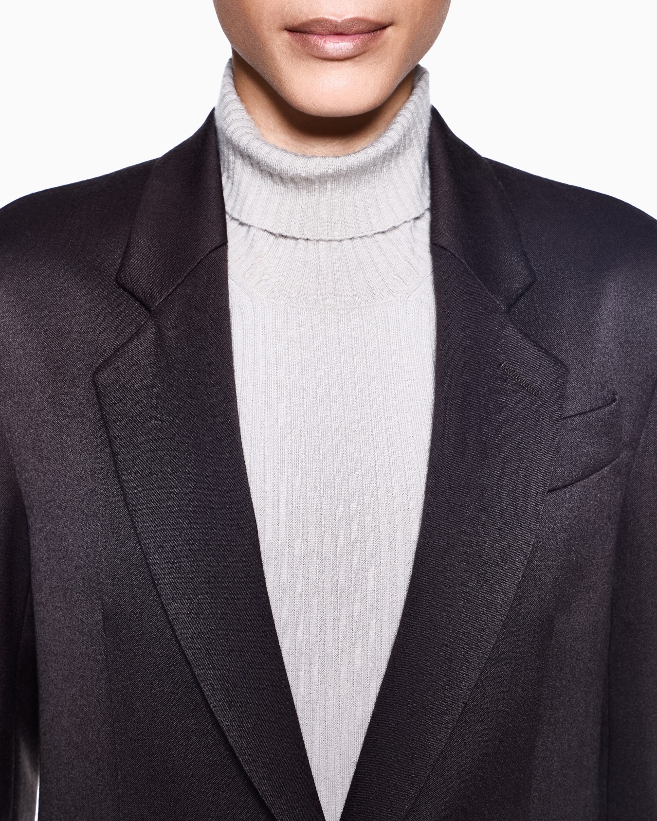 Einreihiger Blazer aus Wolle Folie 4
