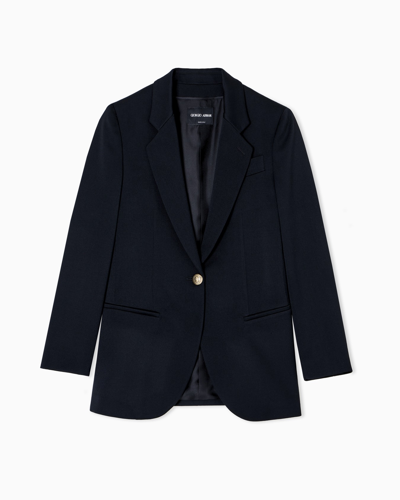 Single-breasted wool jacket Slide 0