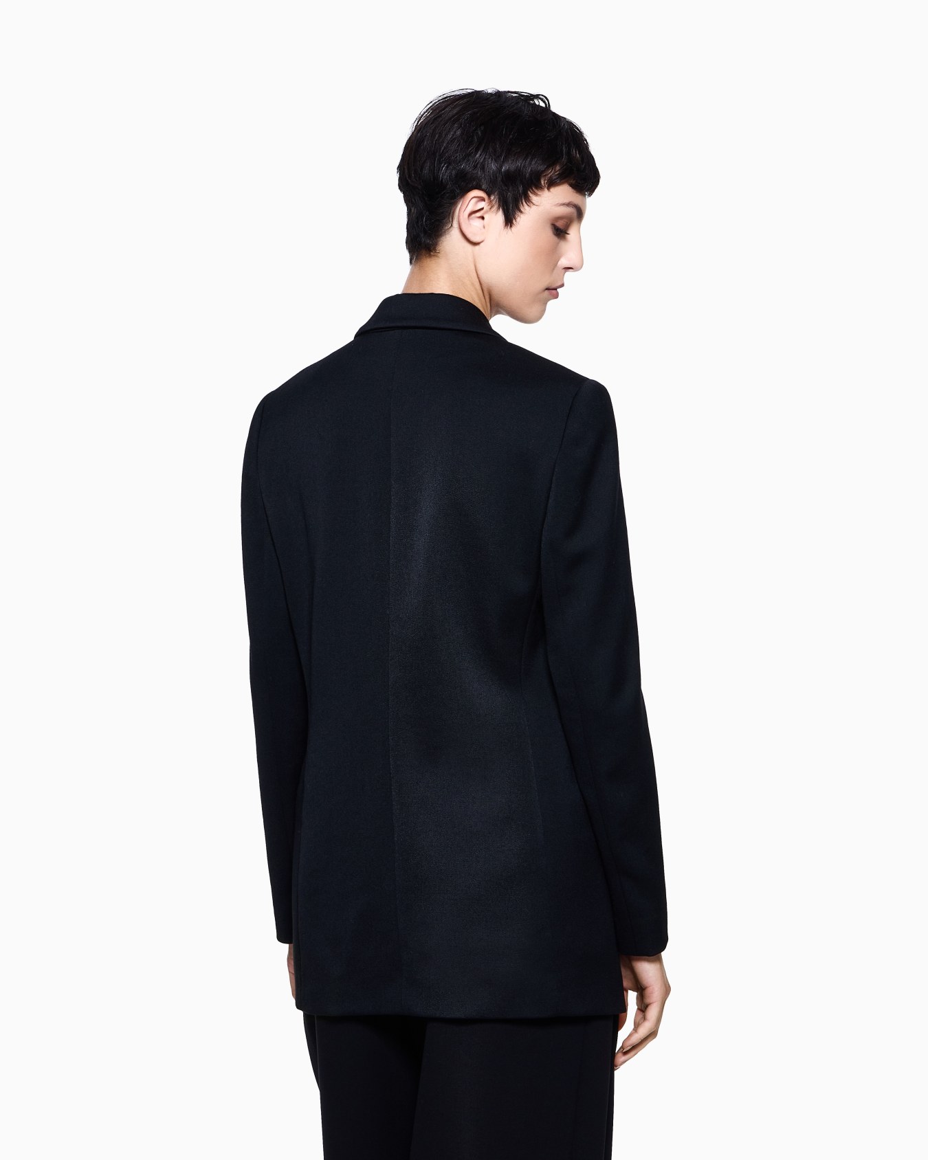 Single-breasted wool jacket Slide 2
