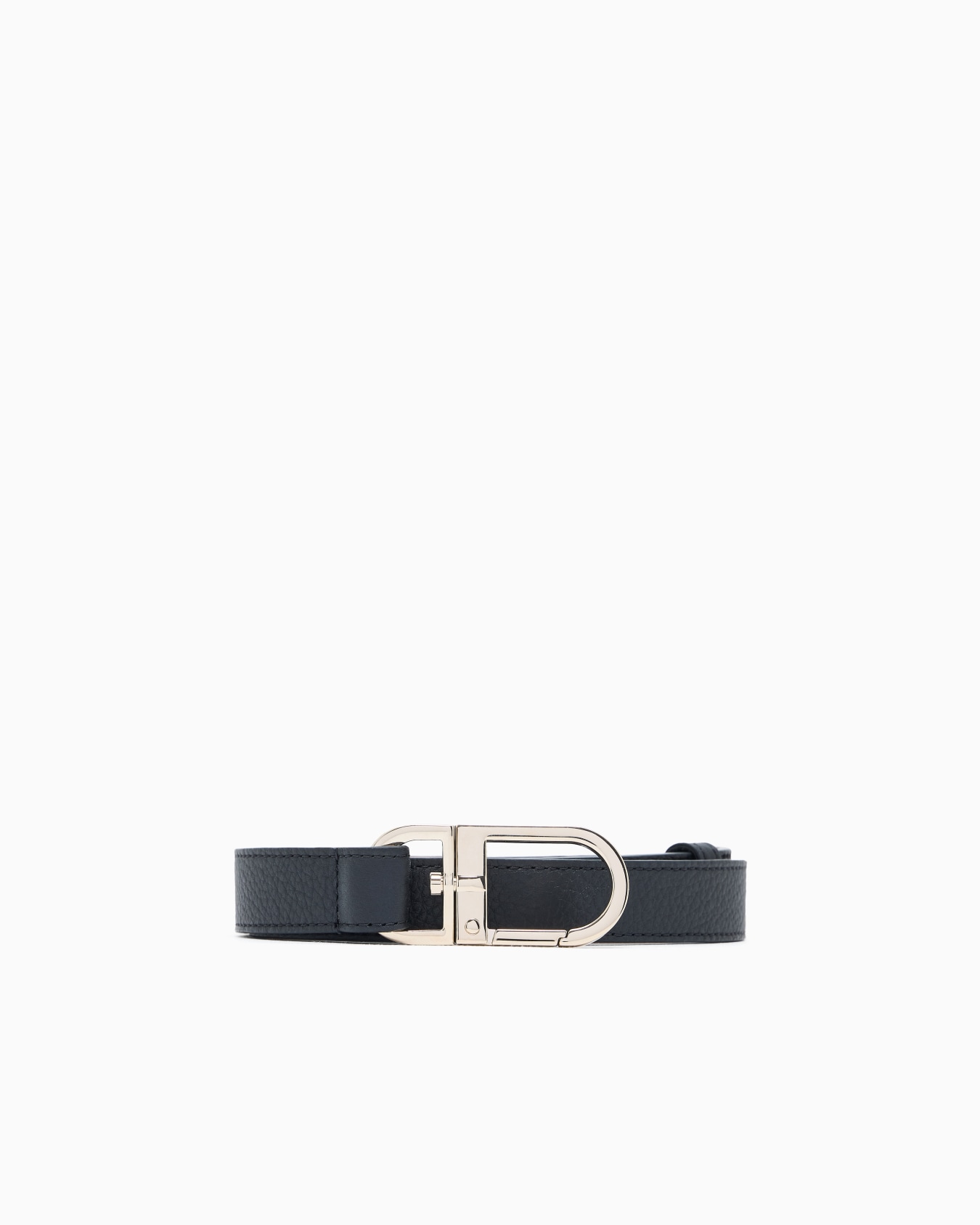 Pebbled leather belt Slide 0