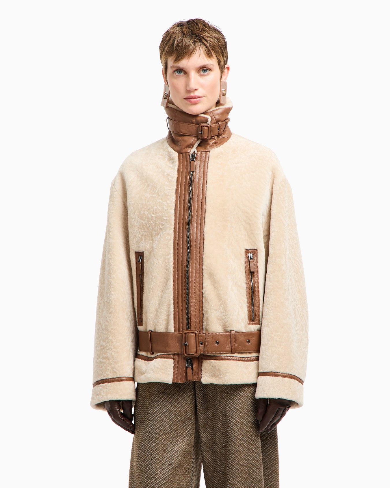 Shearling lambskin blouson  Slide 4