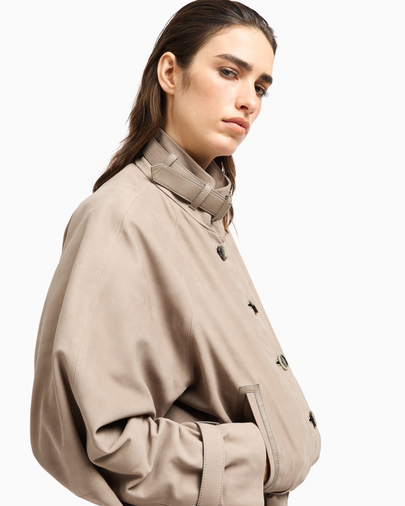 ASV calfskin nubuck blouson Slide 5