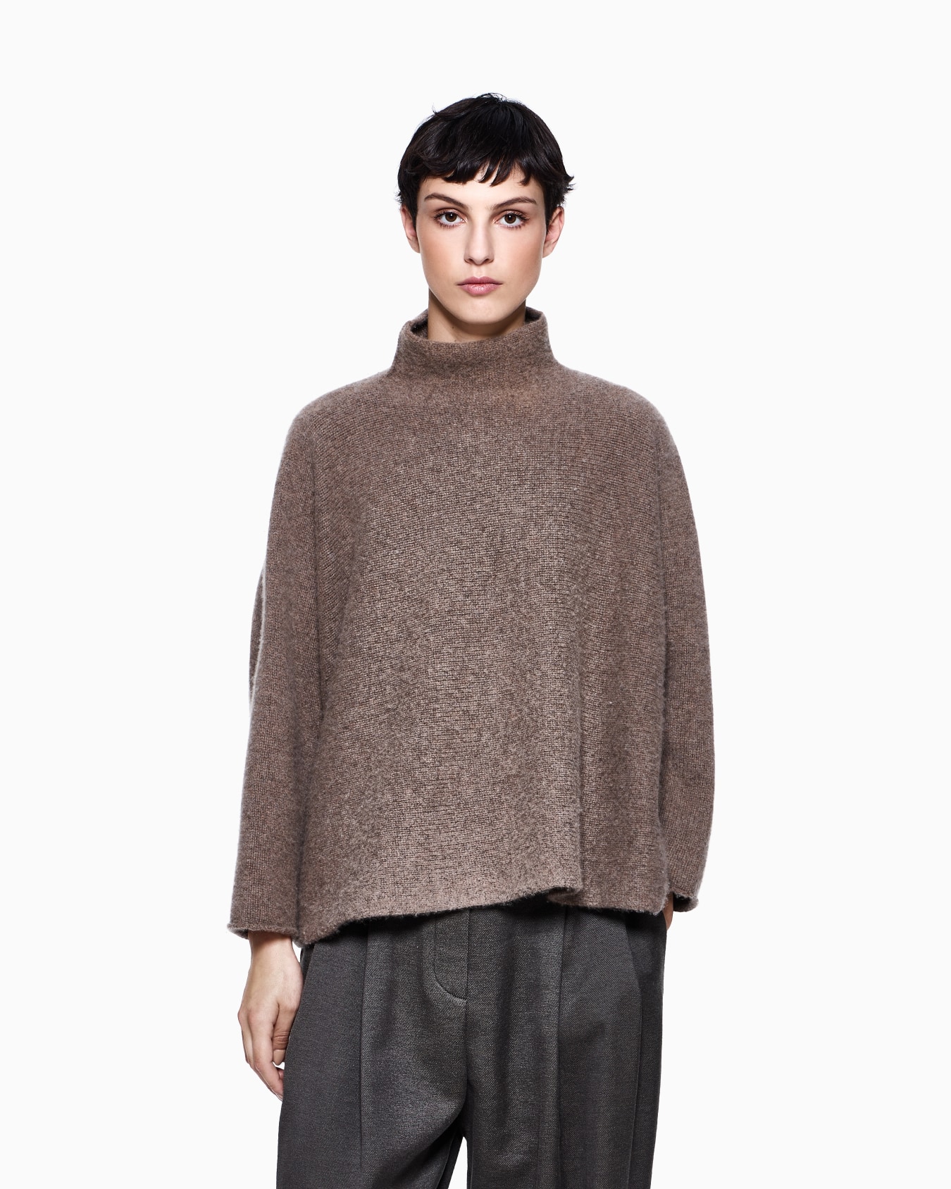 Cashmere mock-neck jumper Slide 3
