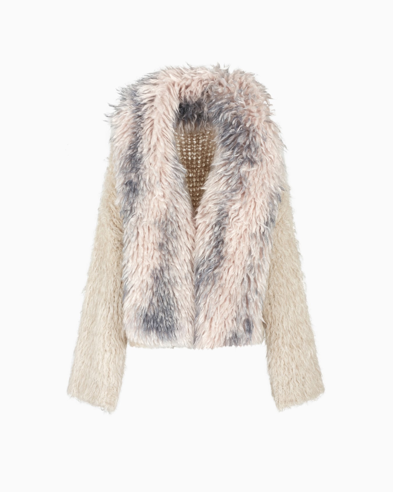Loop-stitch mohair wool cardigan  Slide 0