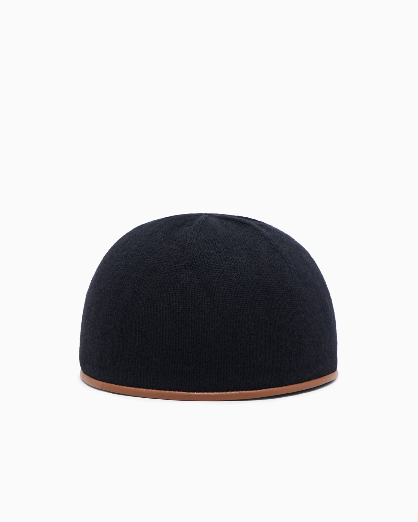 Virgin wool and cashmere beanie hat Slide 1