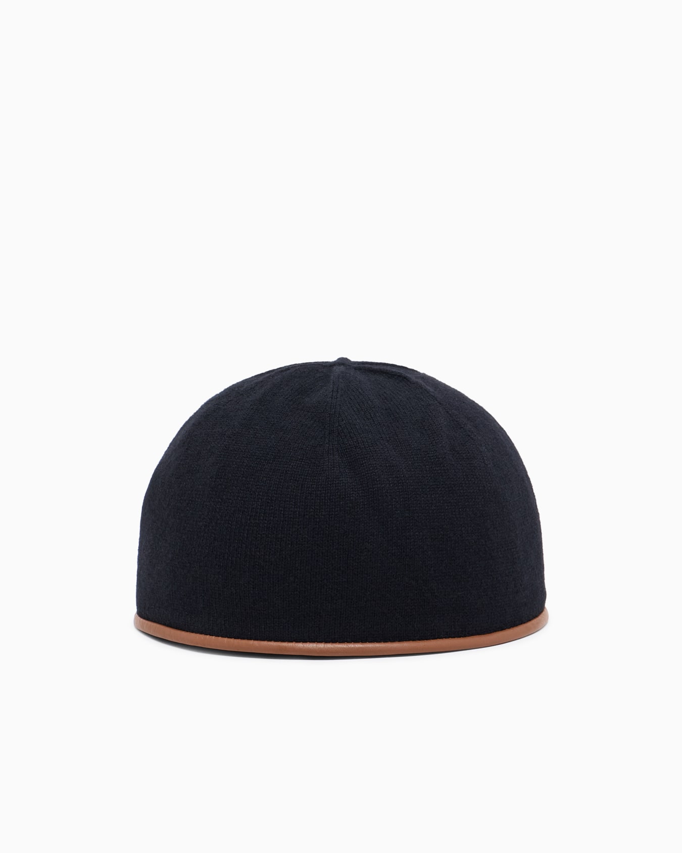 Virgin wool and cashmere beanie hat Slide 0