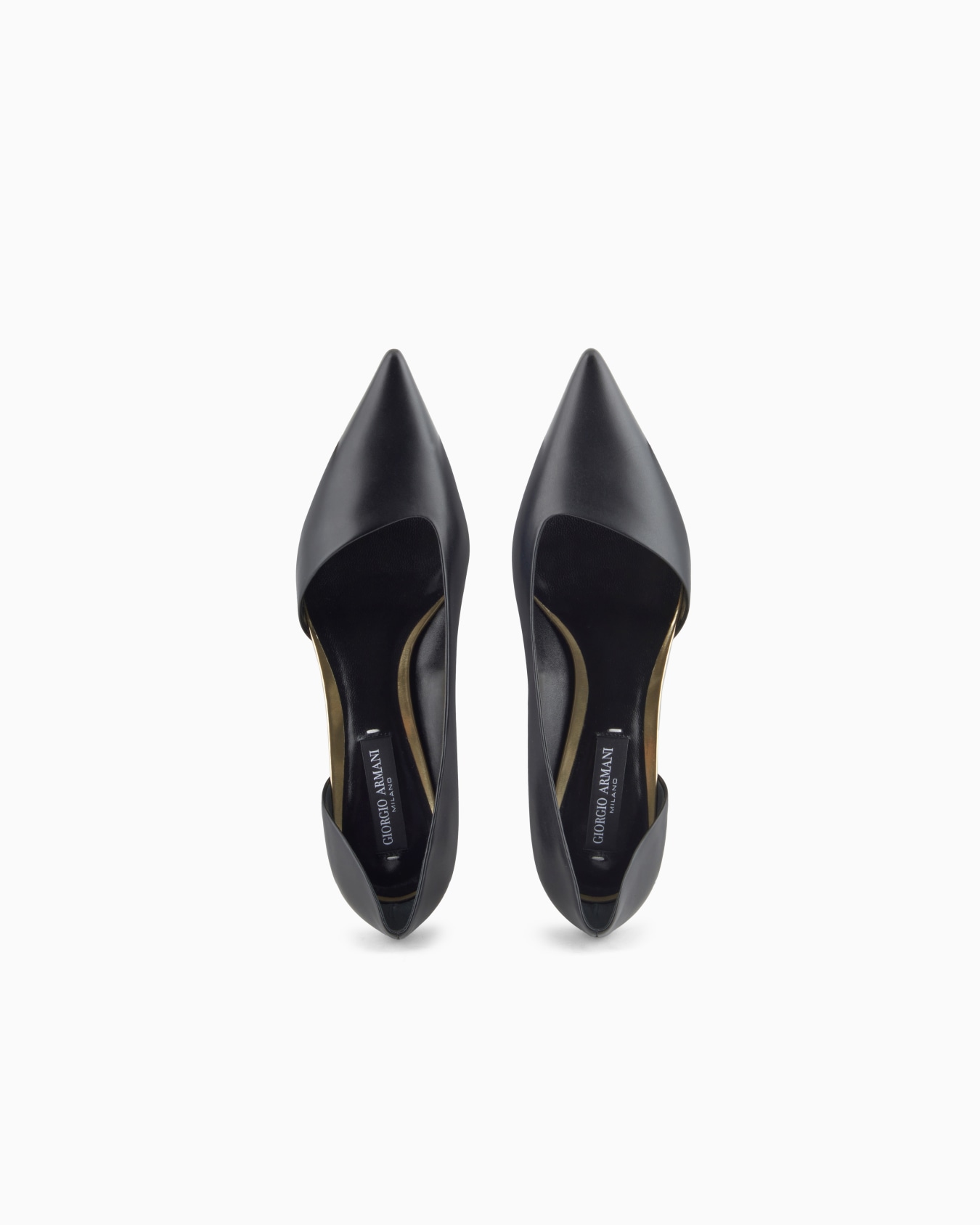 D'Orsay court shoes in calfskin  Slide 2