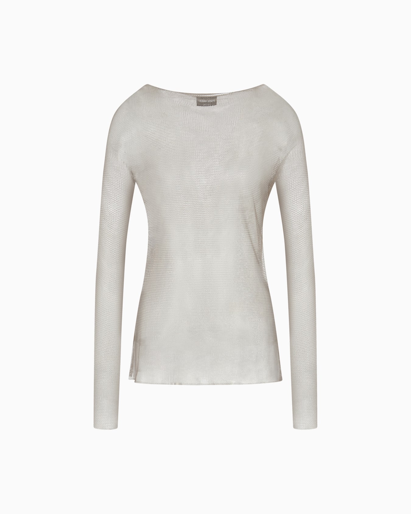 Mesh-stitch viscose-blend jumper Slide 0