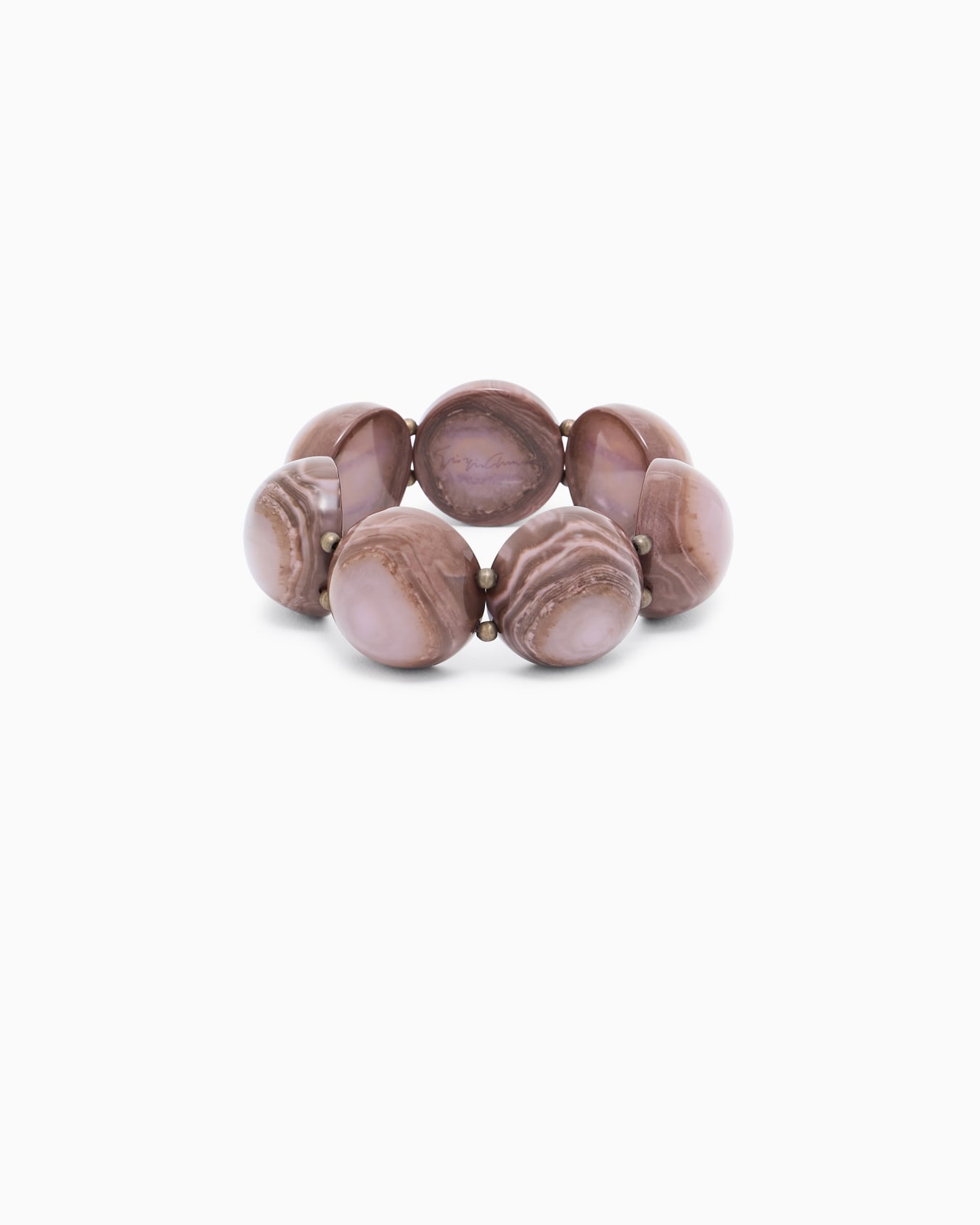 Elasticated bracelet with resin cabochons Slide 0