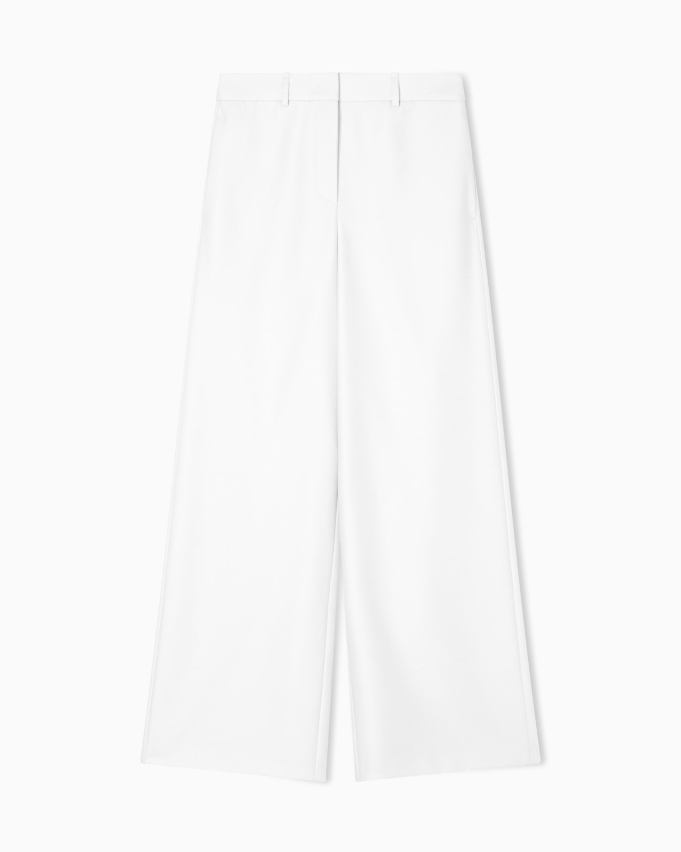 Wide-leg cashmere trousers Slide 0