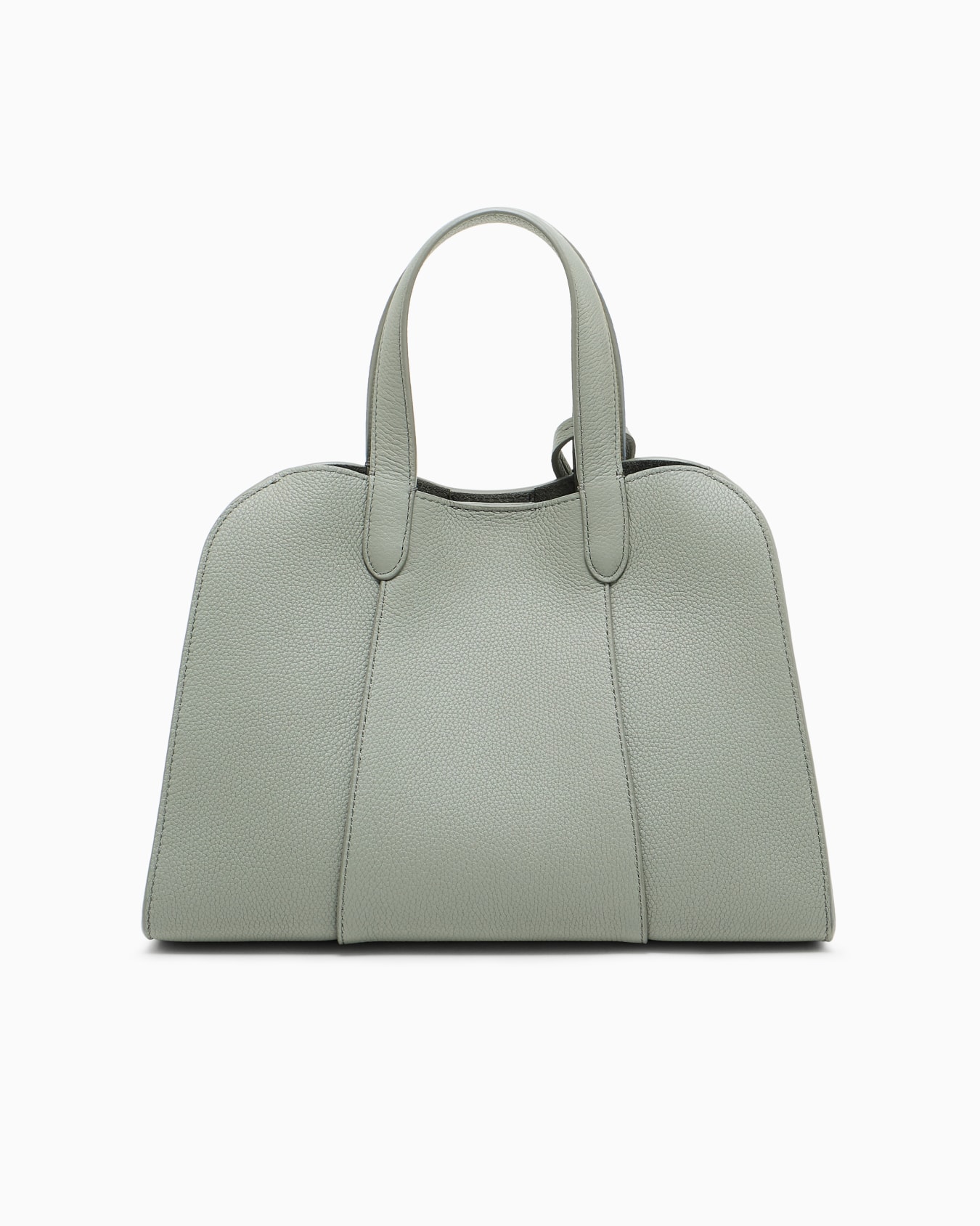 Kleine Totebag aus genarbtem Leder Folie 2