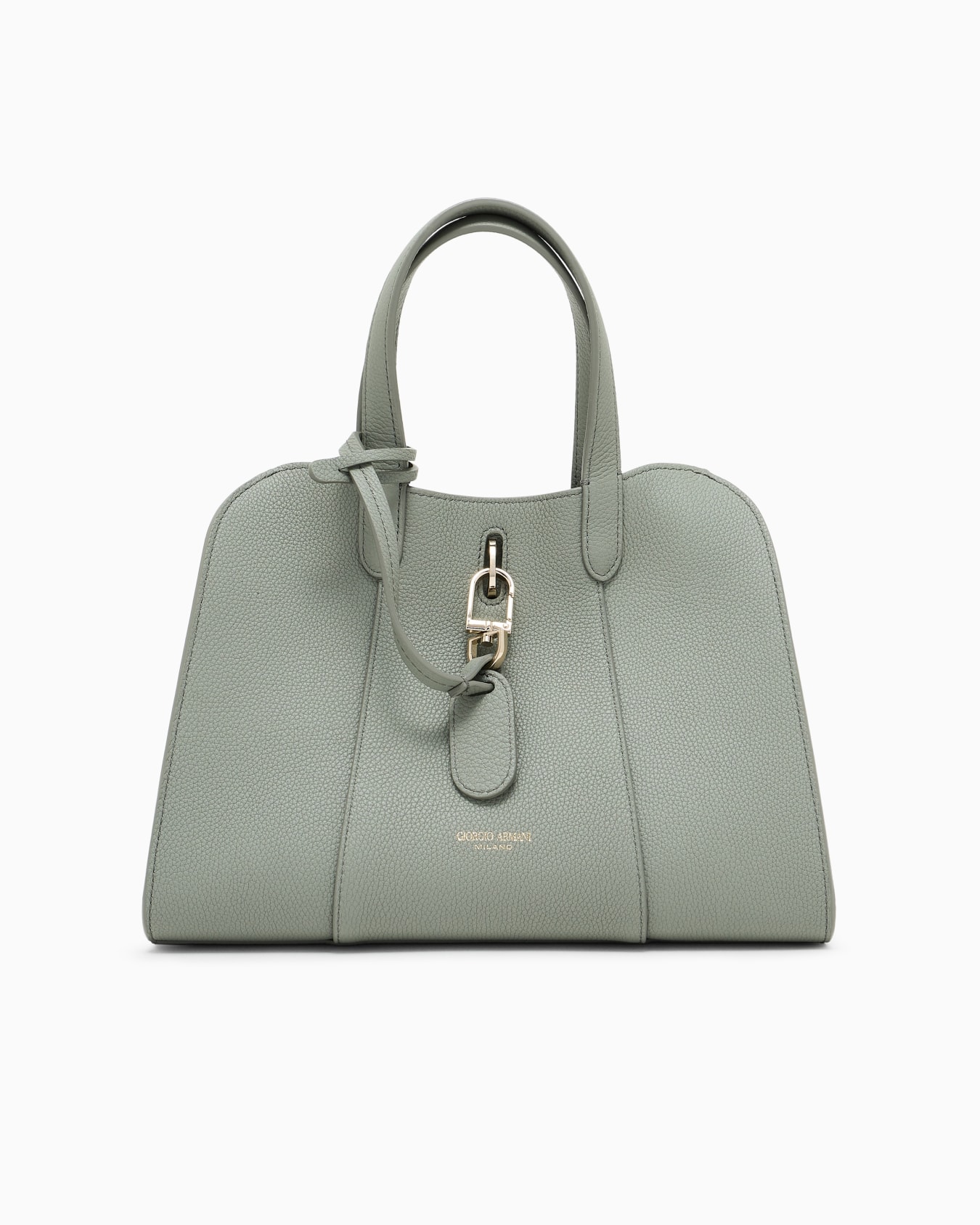 Kleine Totebag aus genarbtem Leder Folie 0