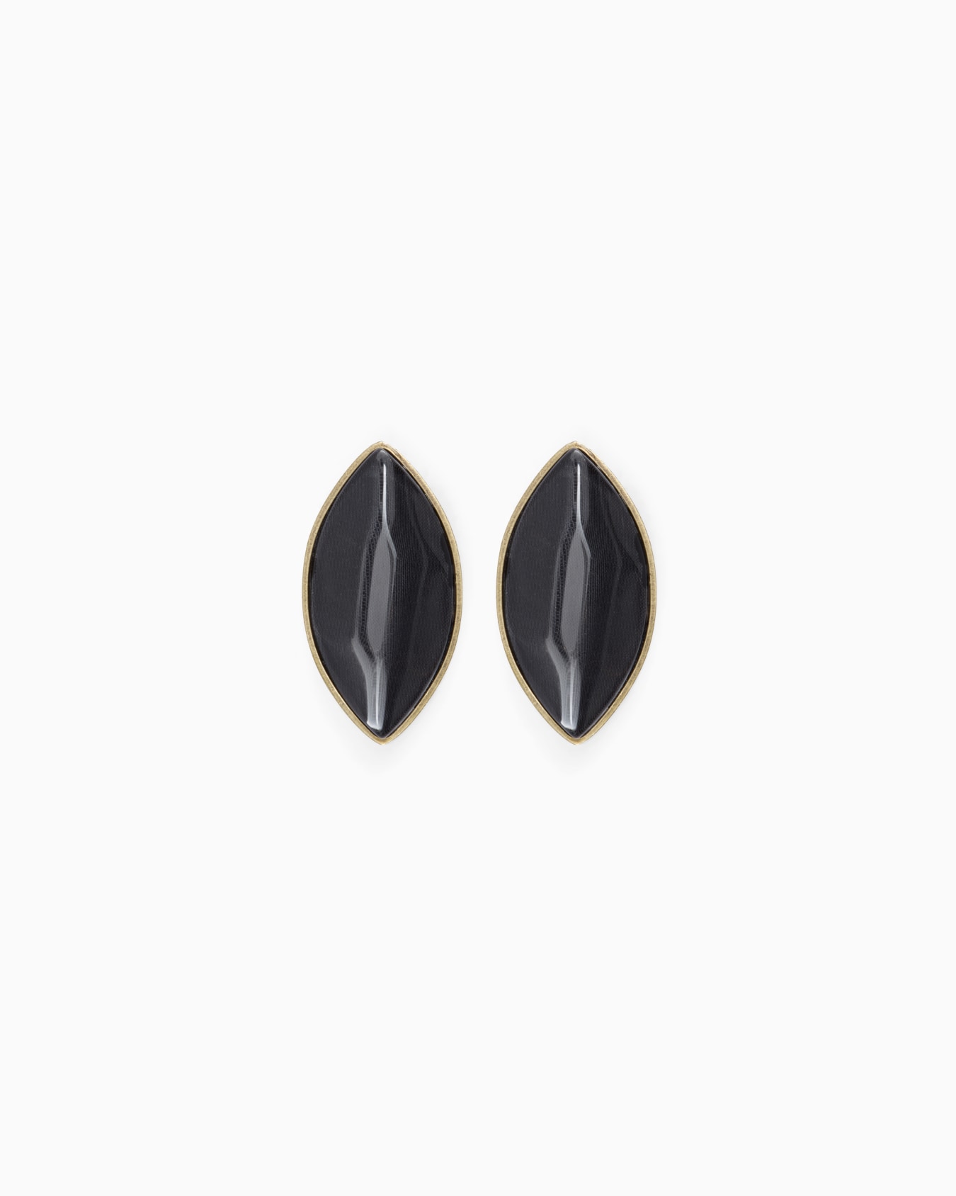 Clip earrings with a transparent element Slide 0