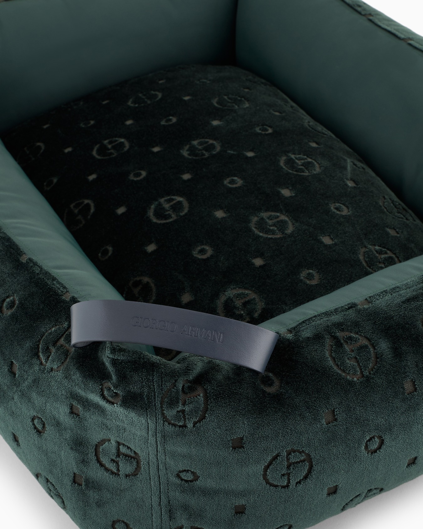 Niche Poldo x Giorgio Armani en velours jacquard à monogramme Diapositive 2