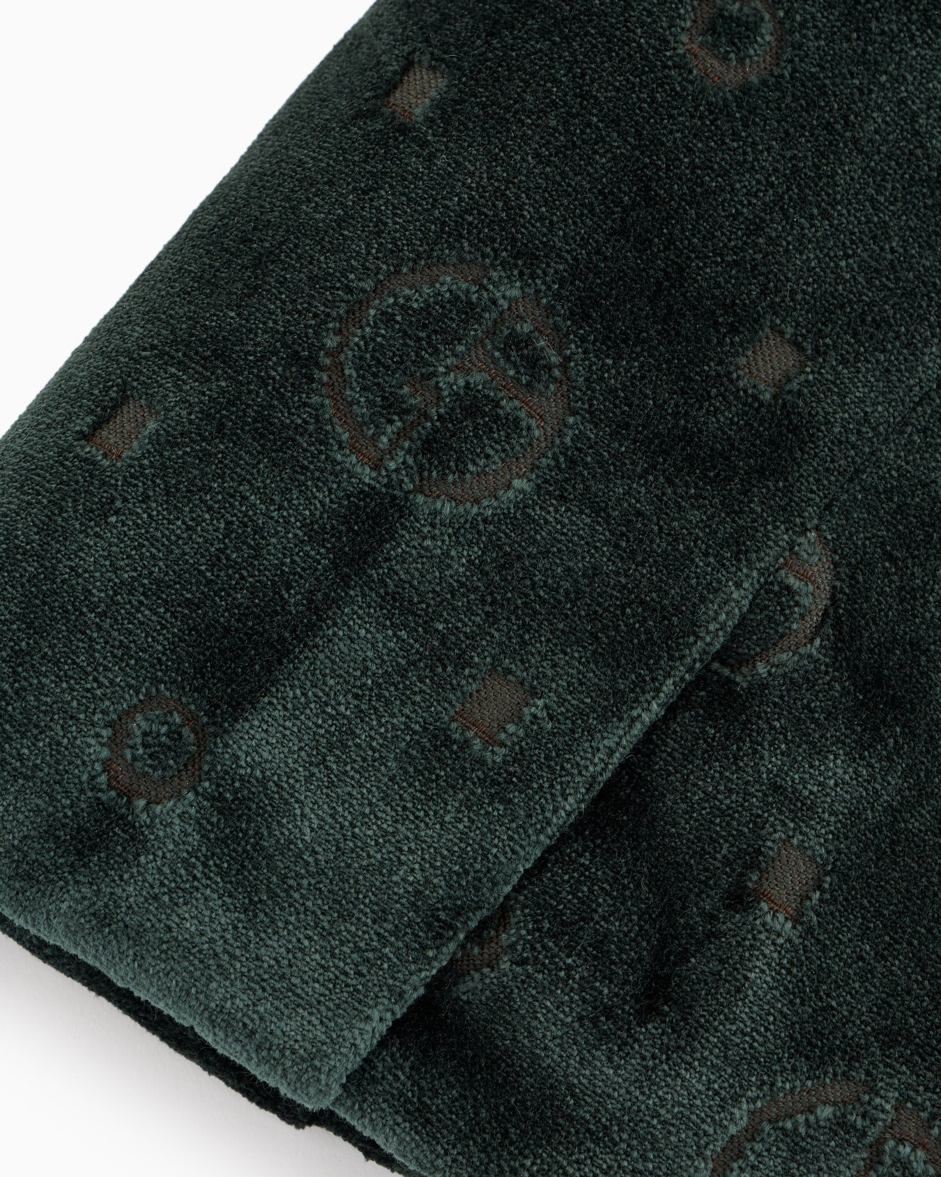 Manteau Poldo x Giorgio Armani en velours jacquard à monogramme Diapositive 3