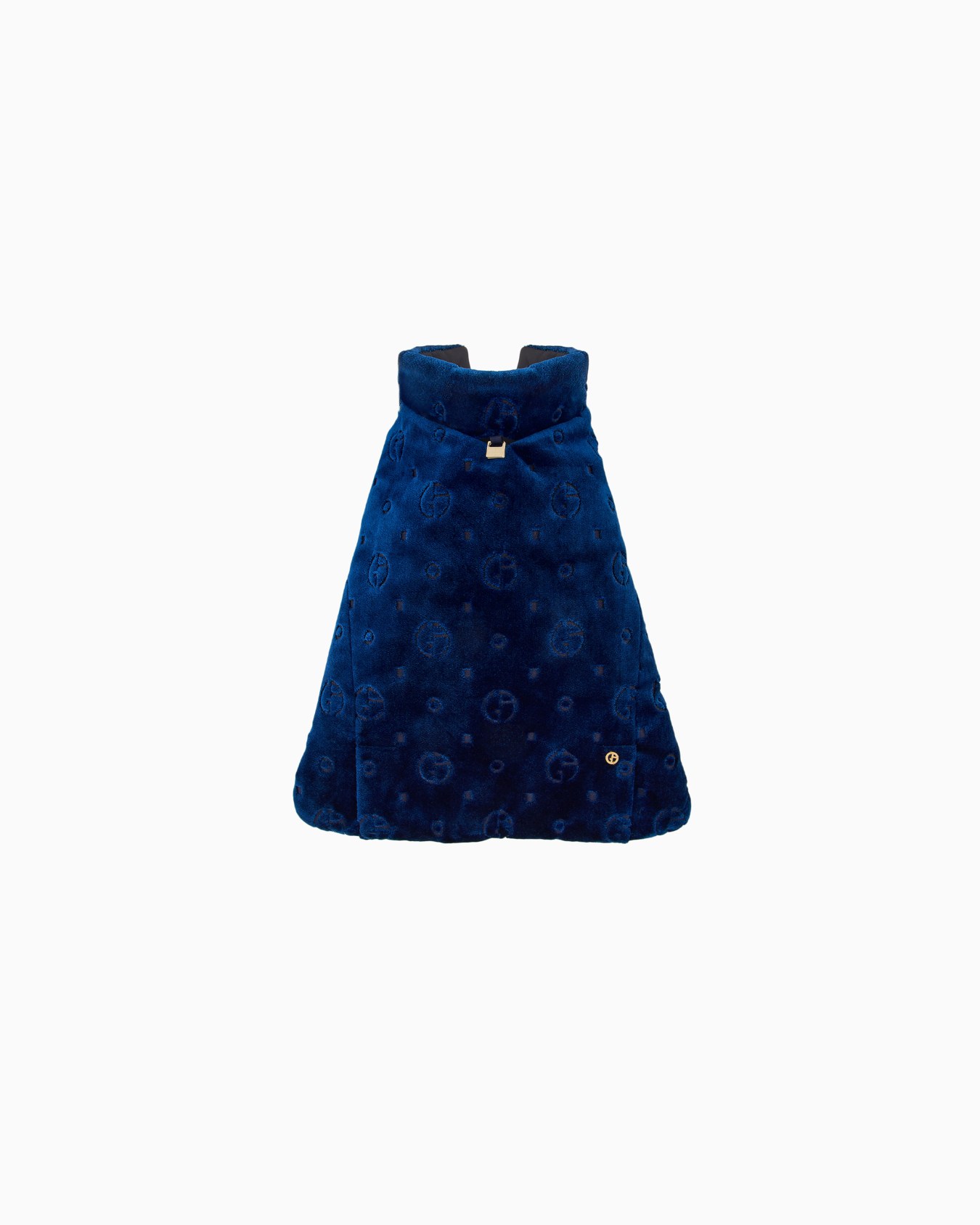Poldo x Giorgio Armani Coat in monogram jacquard velvet Slide 2