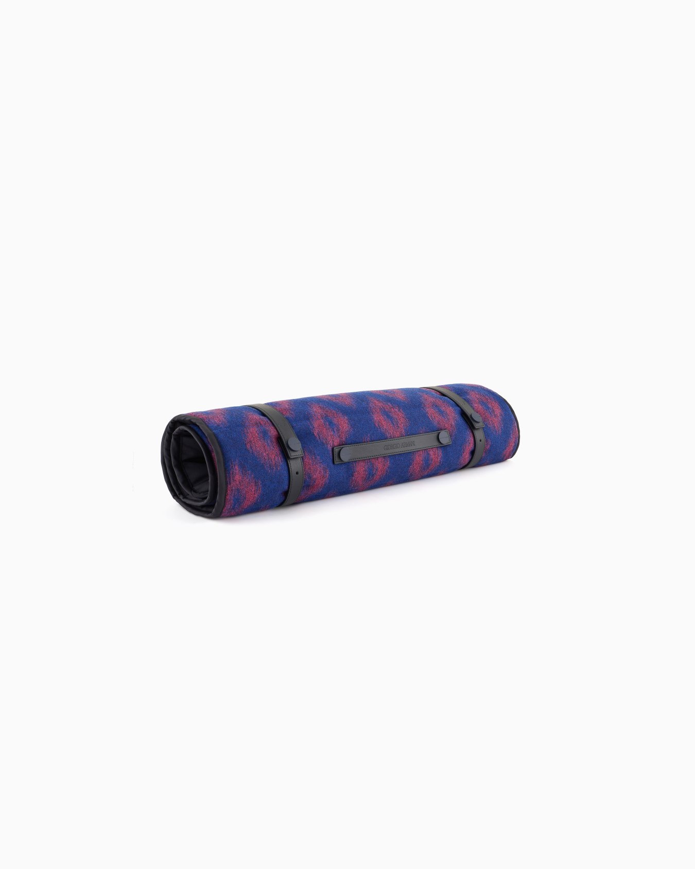 Tapis de voyage Poldo x Giorgio Armani en laine vierge à fines rayures Diapositive 1